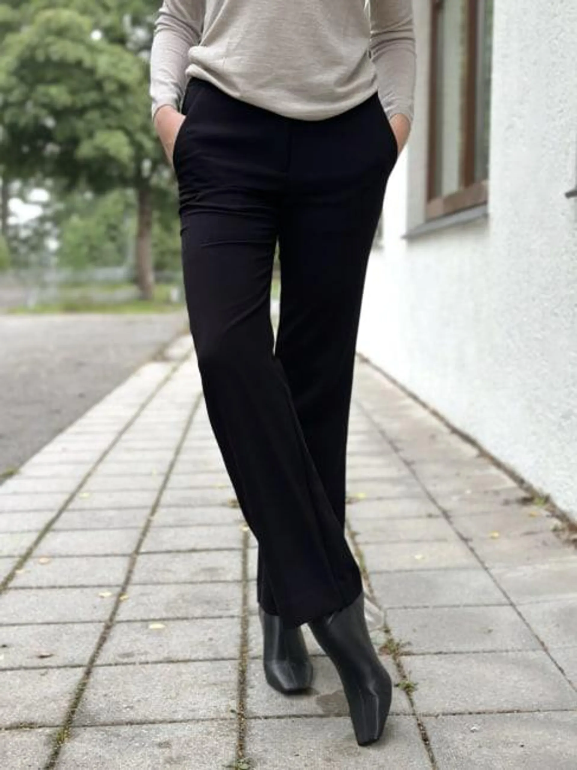Flare Pants Black L