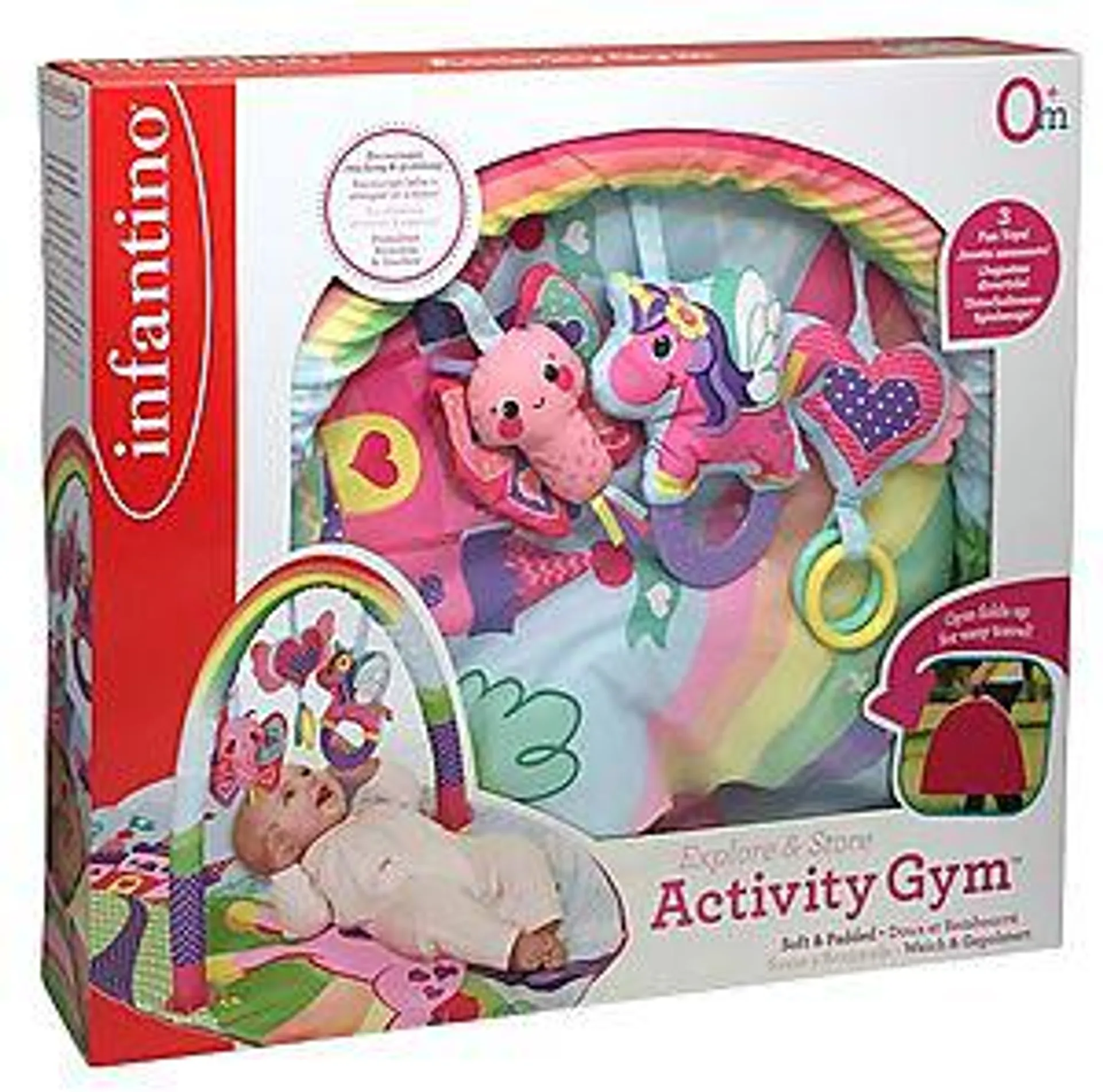 Babygym Infantino enhjørning