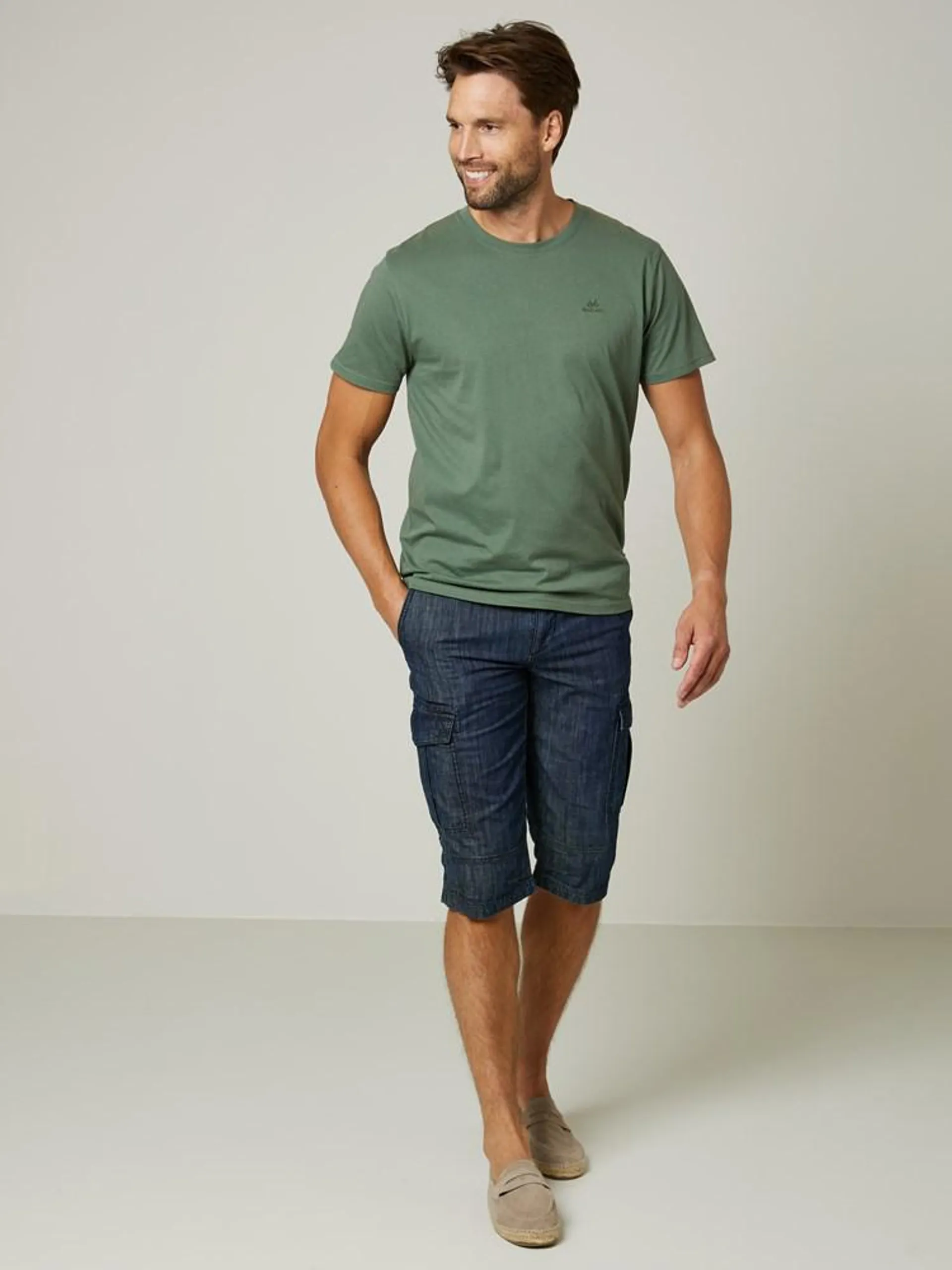 Lucas cargo denim shorts