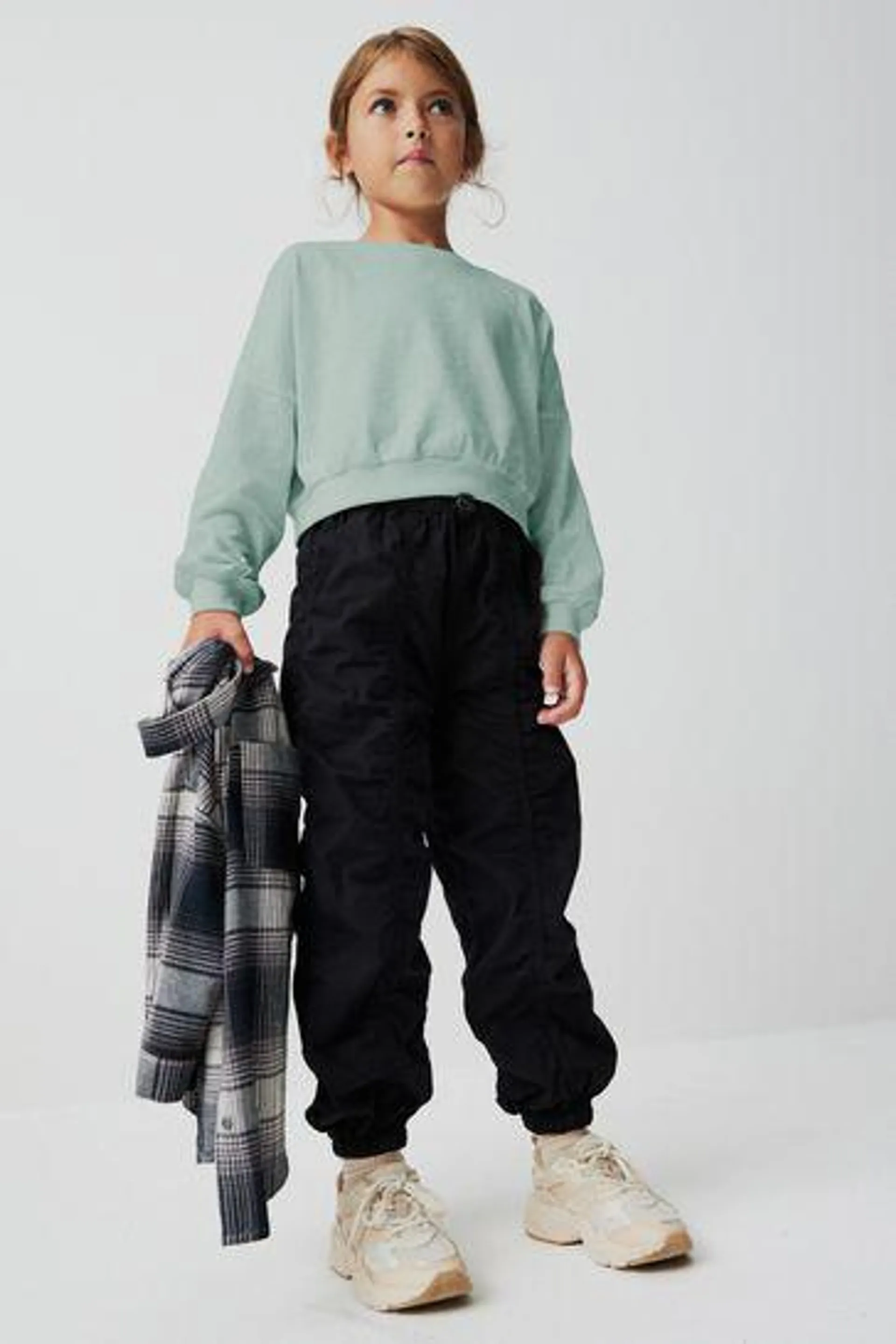 Boxy Long Sleeve Cuffed Sweat Top (3-16yrs)