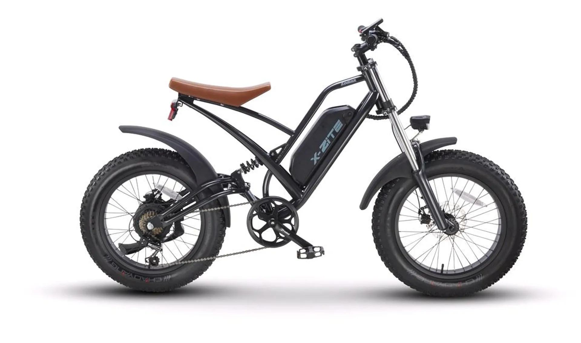 Fat bike El-Sykkel 20" 7-speed sort