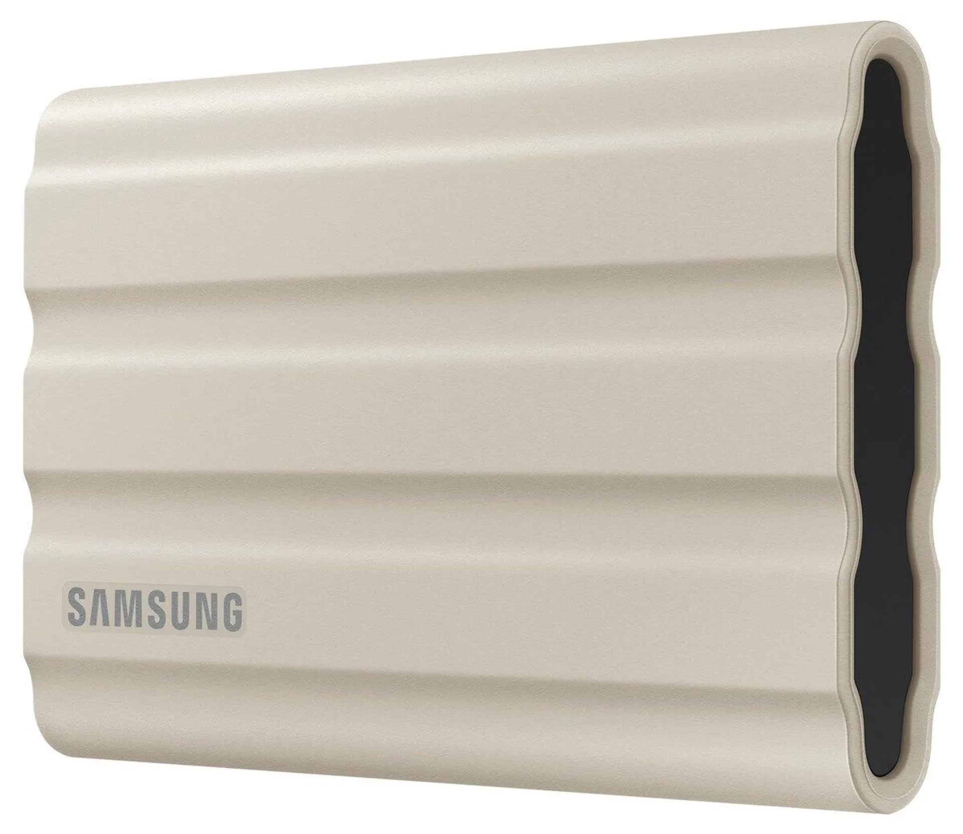 Samsung T7 Shield SSD ekstern harddisk, 1 TB, sand