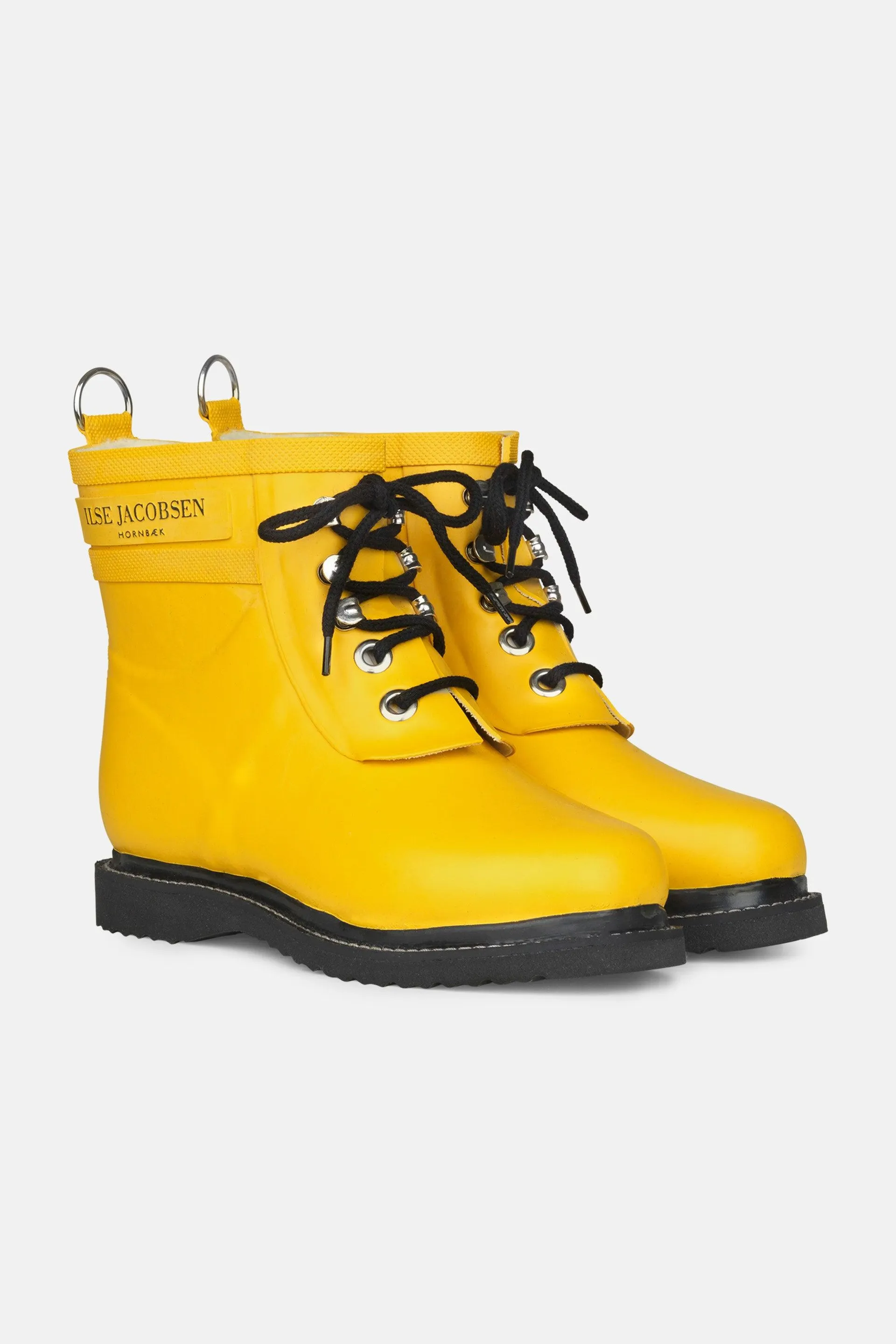 Short Rubber Boots - Cyber Yellow