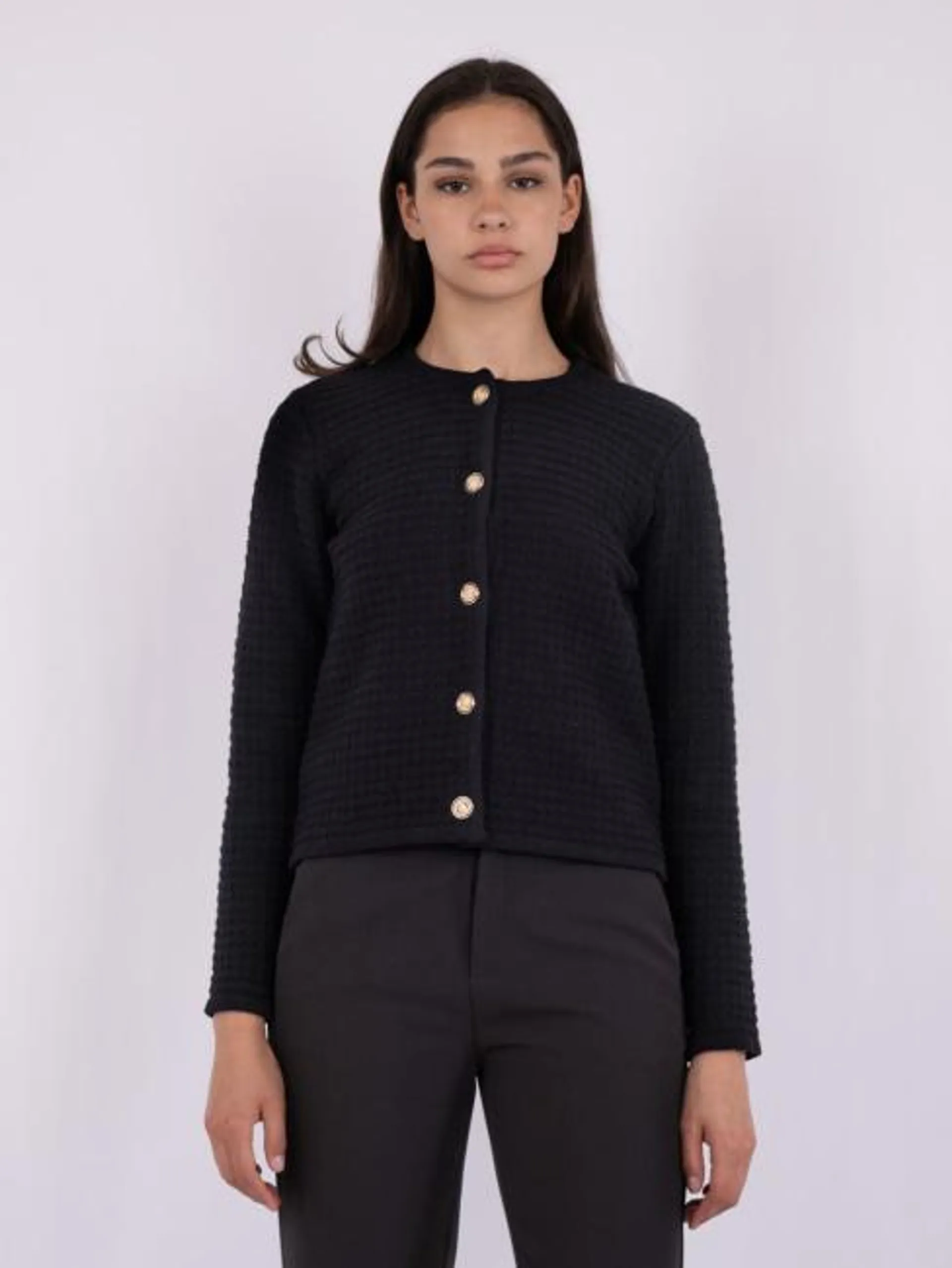 Limone Knit Jacket Black 42