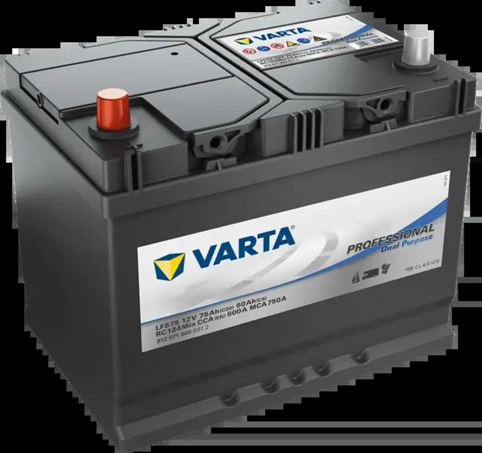 VARTA Fritidsbatteri 12V 75AH