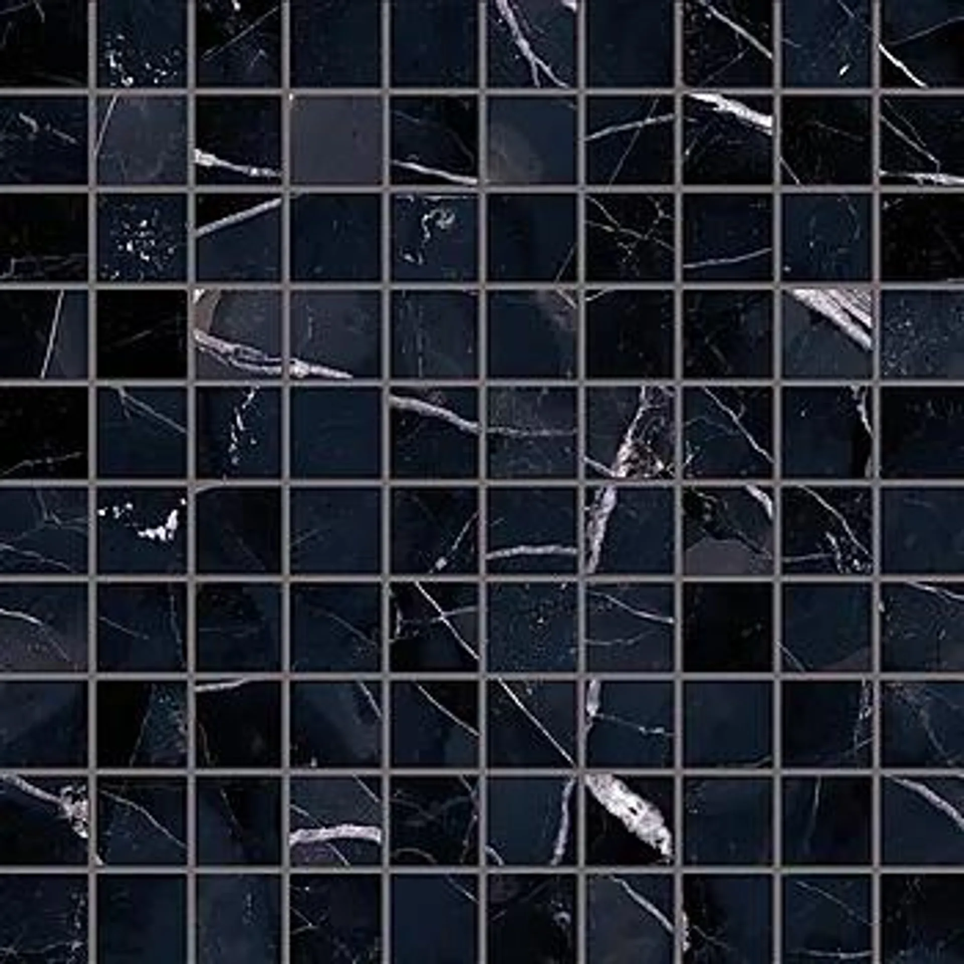 Tele Di Marmo Revolution, Calacatta Black 3x3 Mosaikkflis