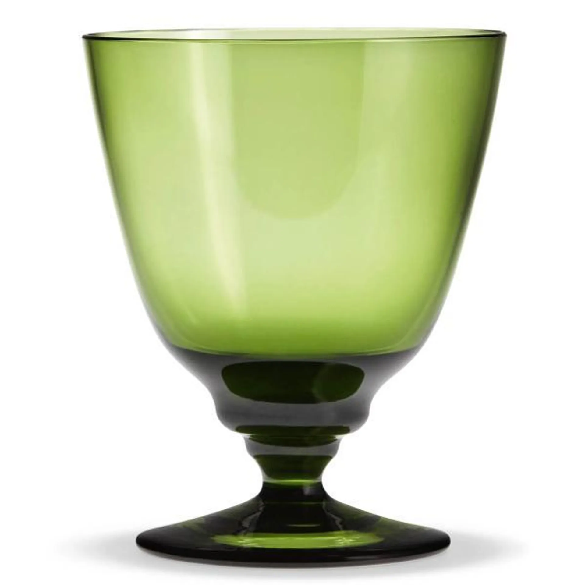 Flow glass 35 cl olivengrønn
