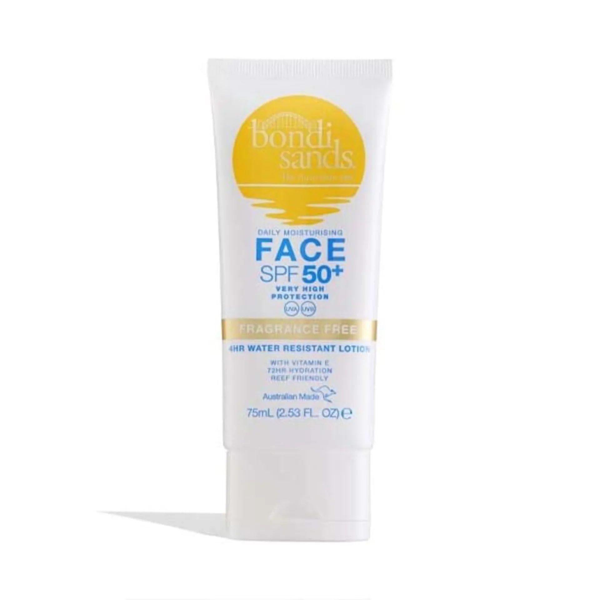 Bondi Sands Fragrance Free Daily Face Lotion SPF50+ 75ml