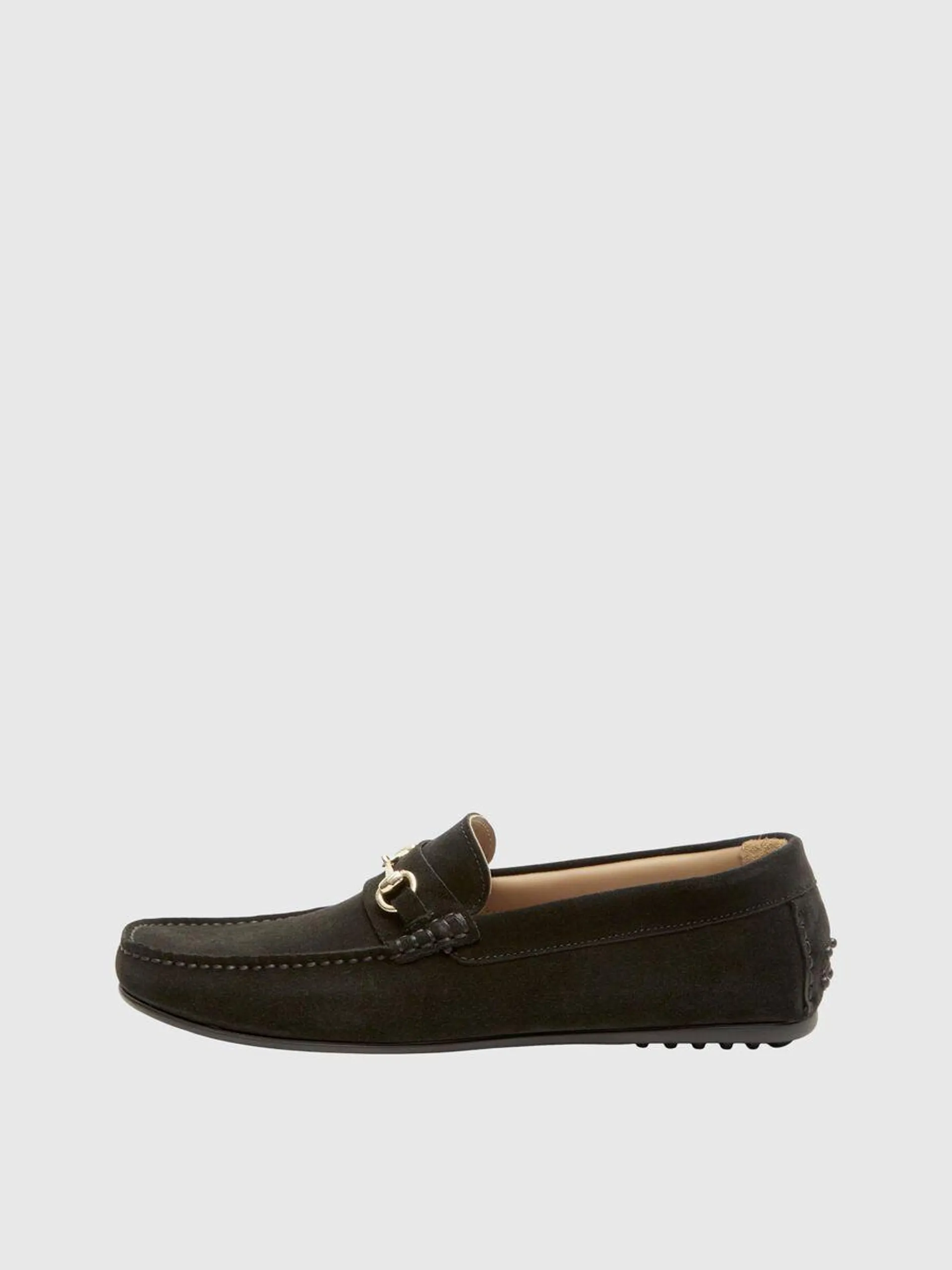 SEMSKET SKINN LOAFERS MED HESTEBITT