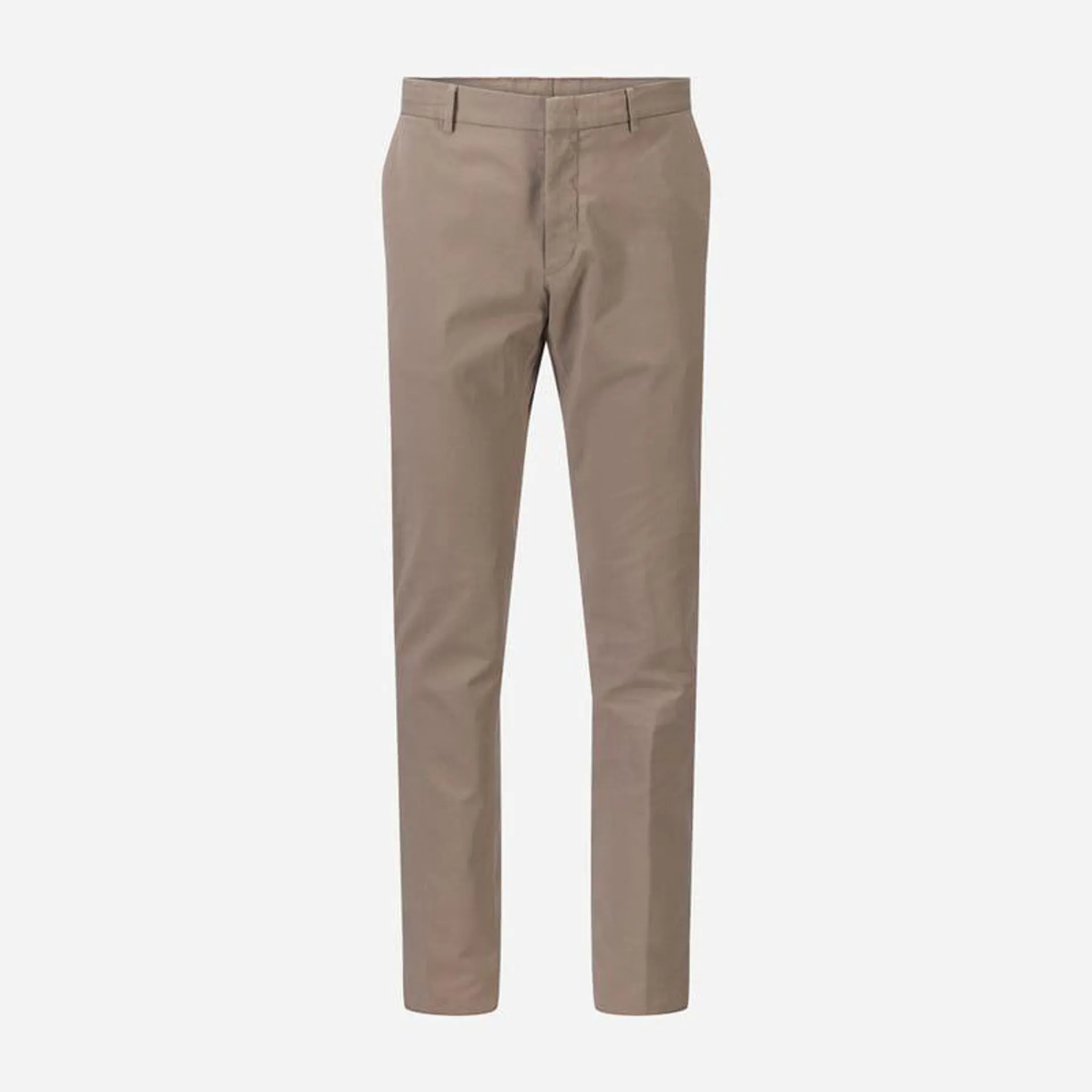 Long Formal Trouser - Light Beige Solid