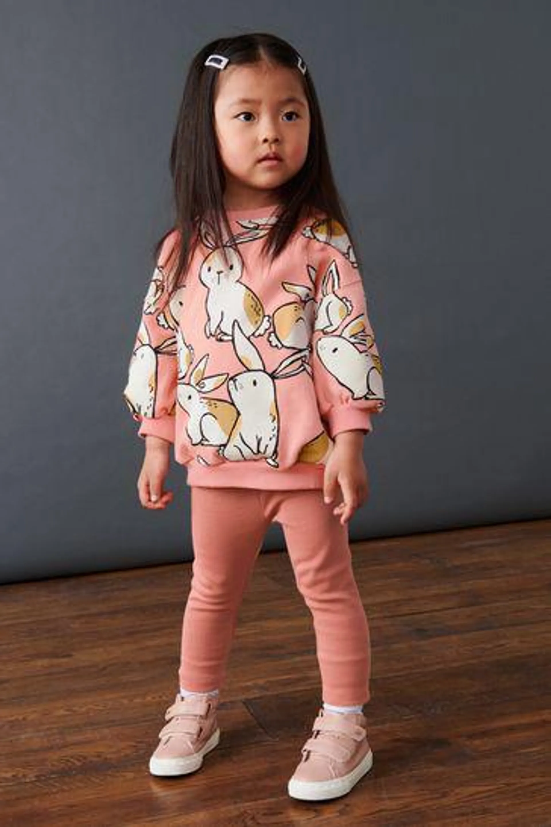 Printed Sweatshirt & Leggings Set (3mths-7yrs)