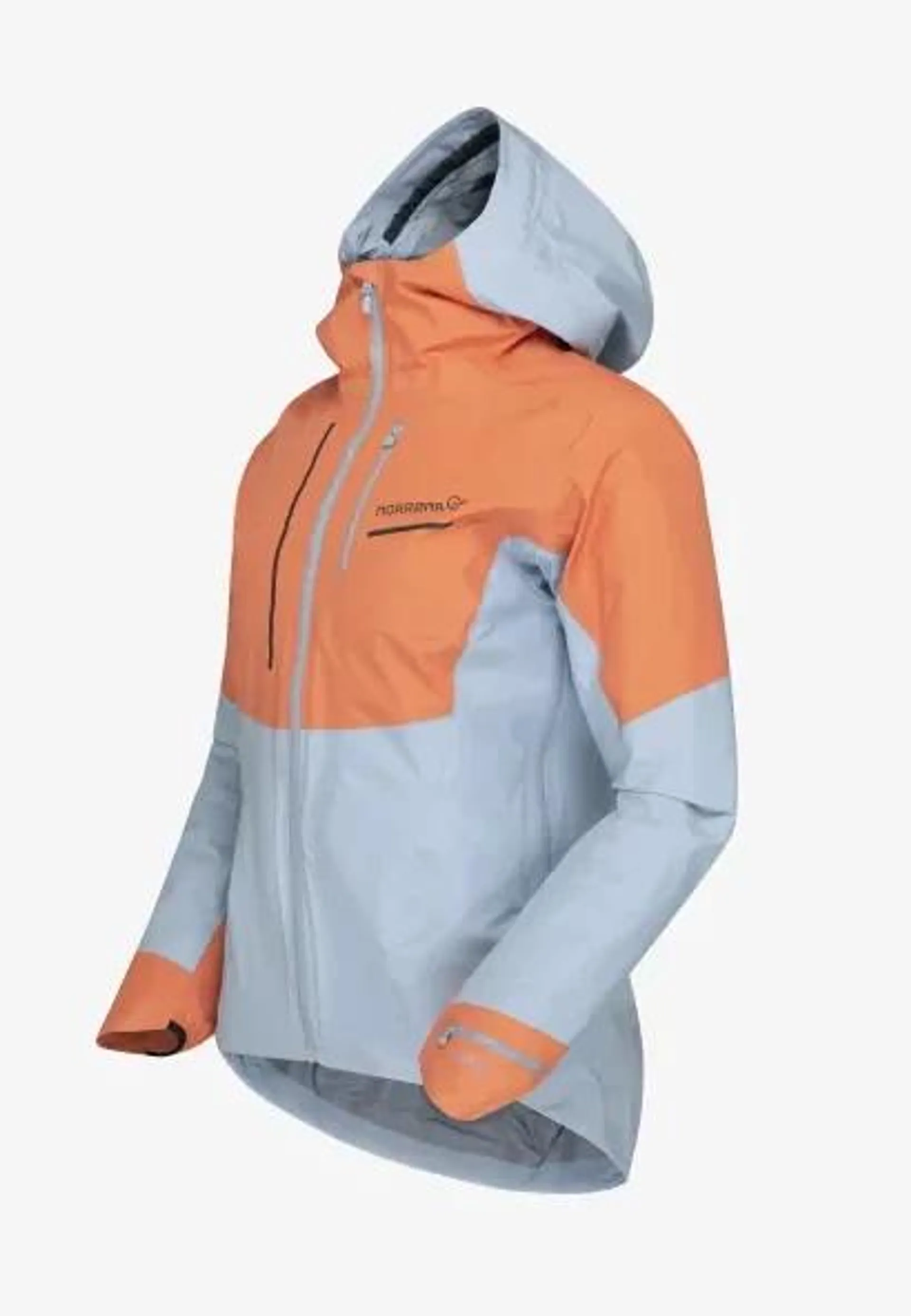 Norrøna senja Gore-Tex Active Jacket W’s Flamingo/Blue Fog