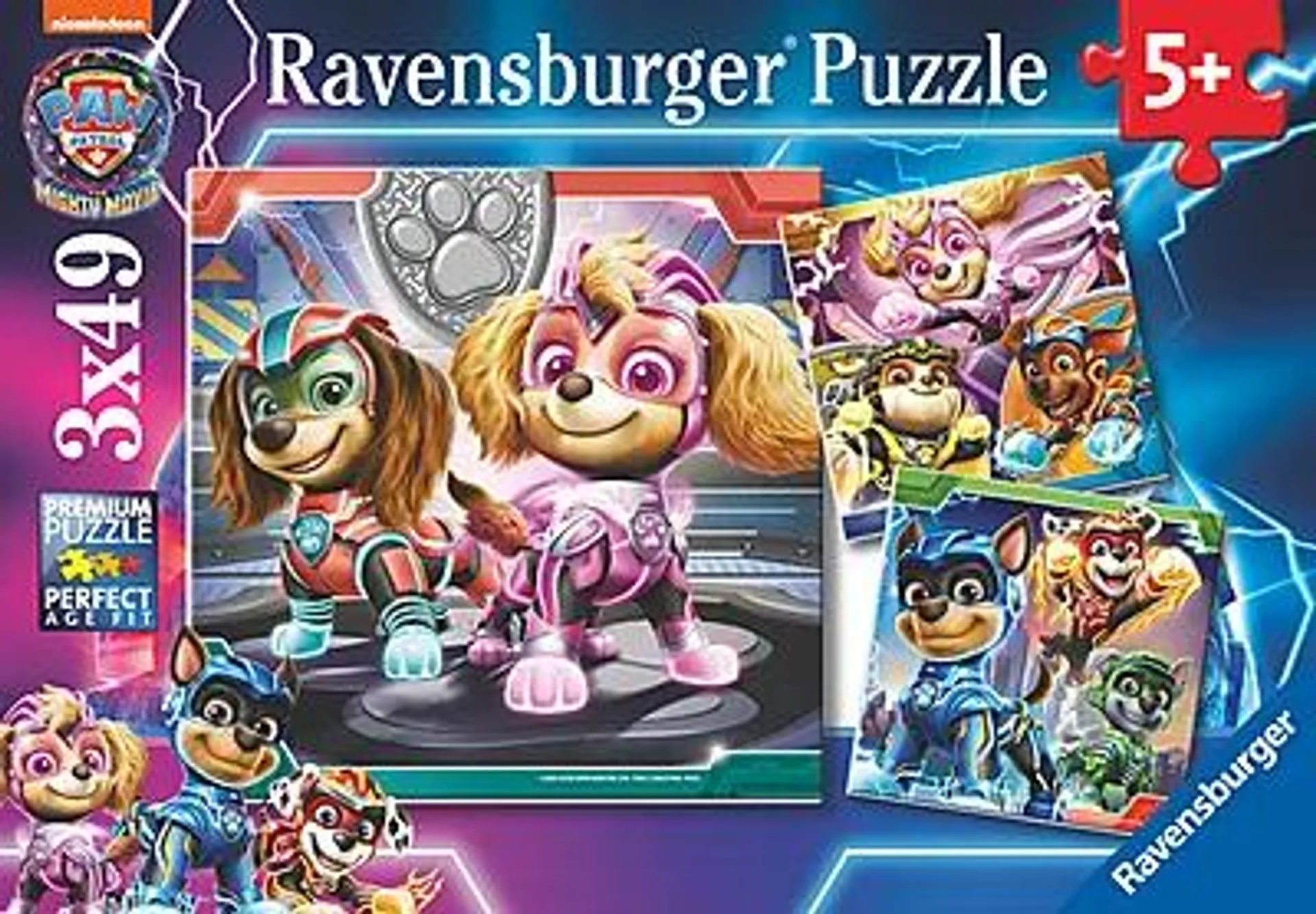 Puslespill 3x49 Paw Patrol The Mighty