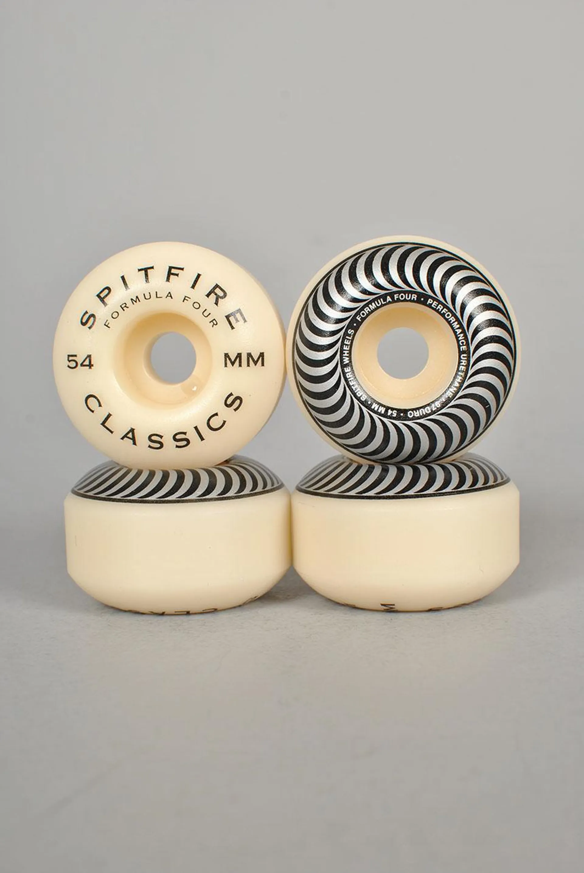 Spitfire Wheels F4 Classic Silver Swirls 54mm 97D