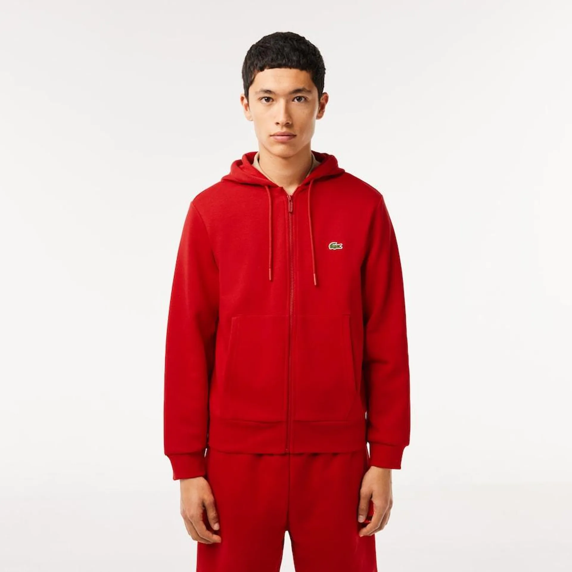 Zipped Fleece Hoodie