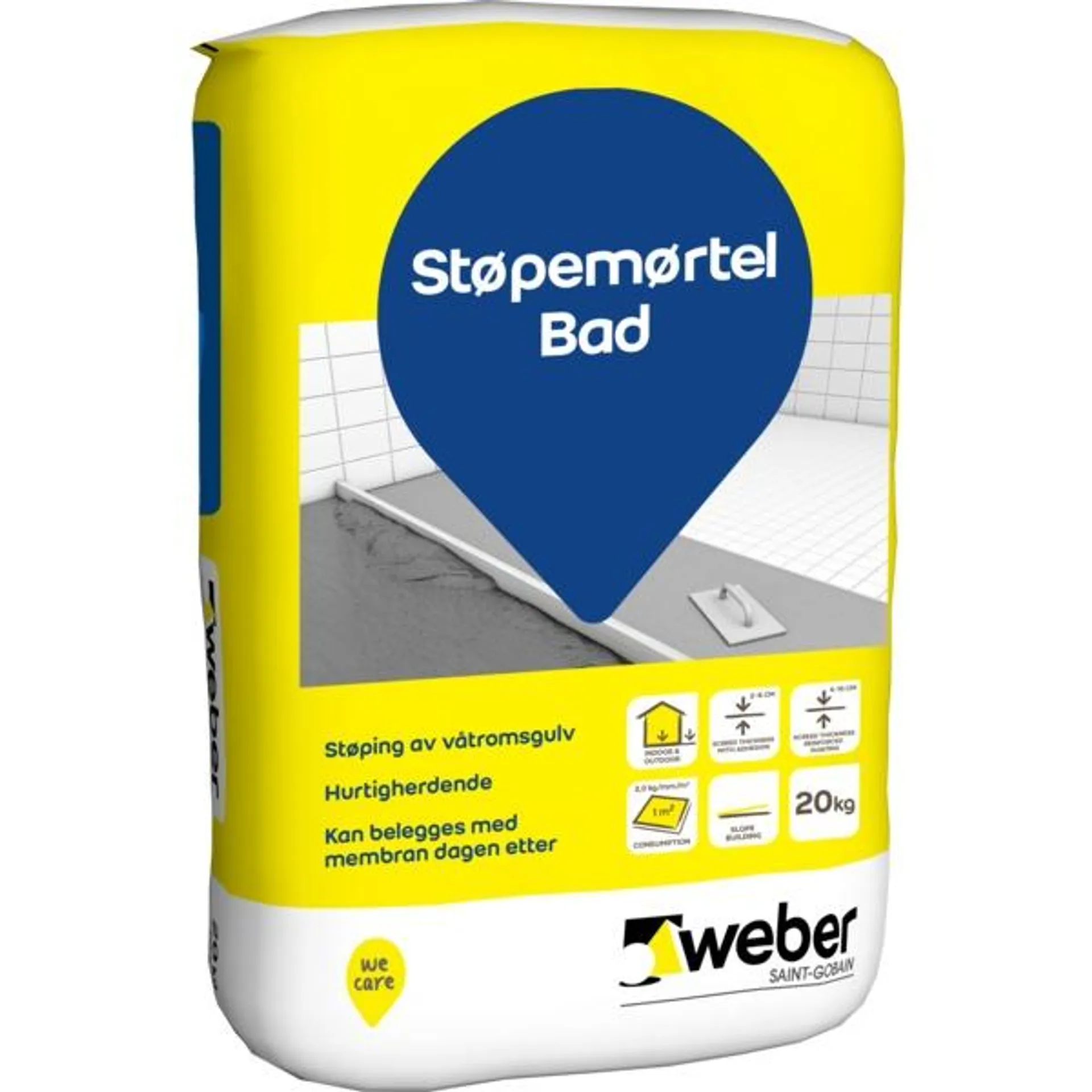 Weber Støpemørtel bad 20kg