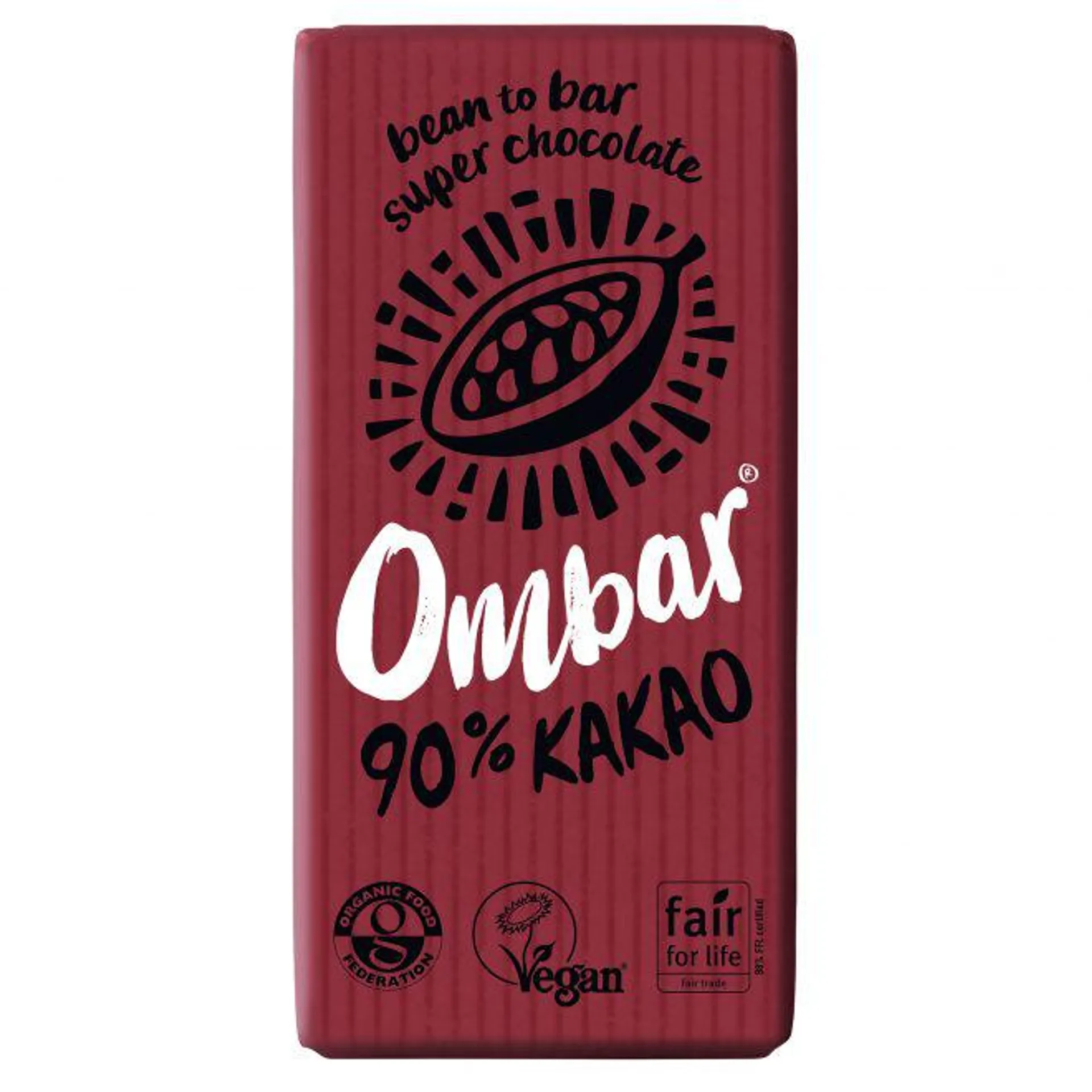 Ombar økologisk 90% sjokolade 35 g