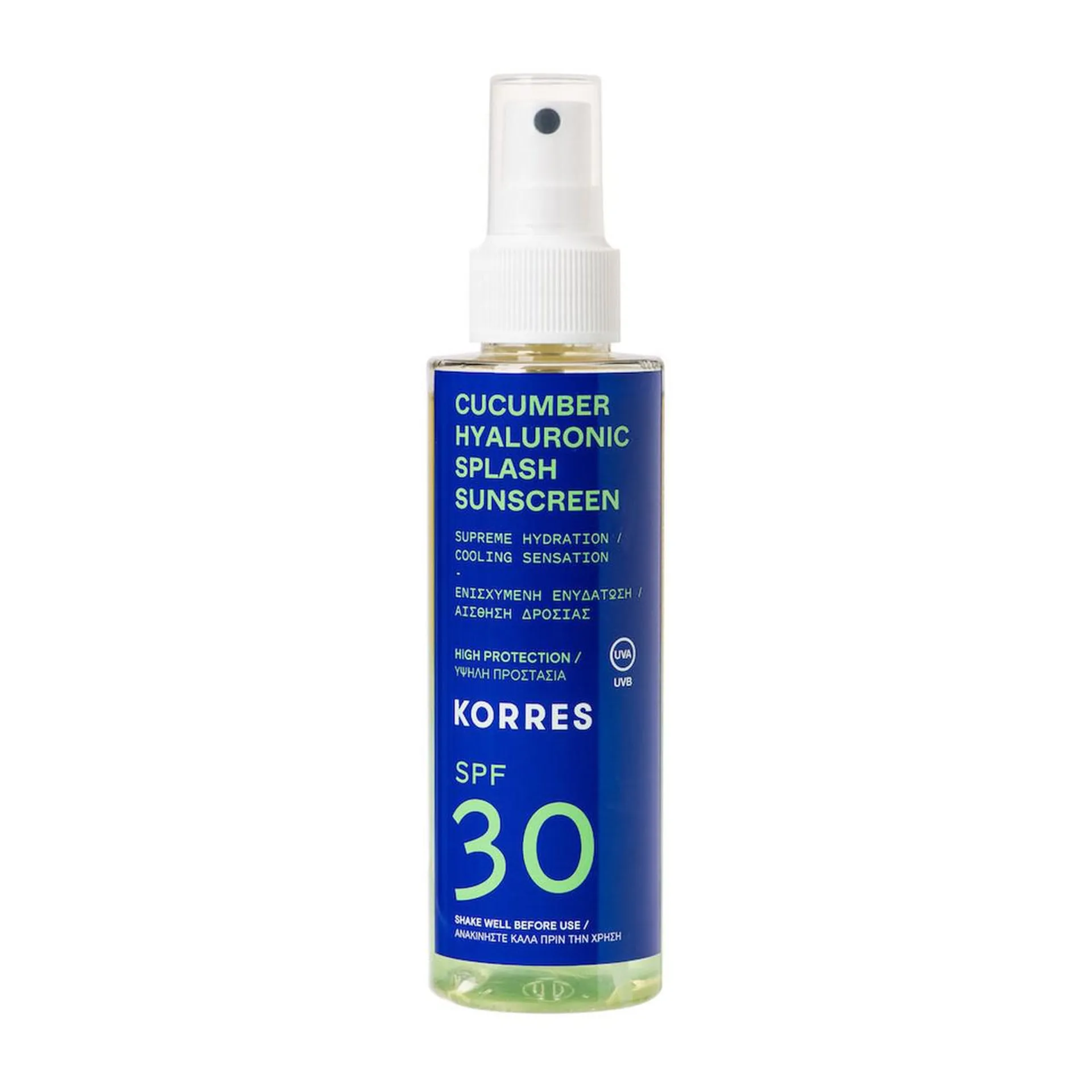 Korres Cucumber Hyaluronic Face & Body Spray SPF30 150ml