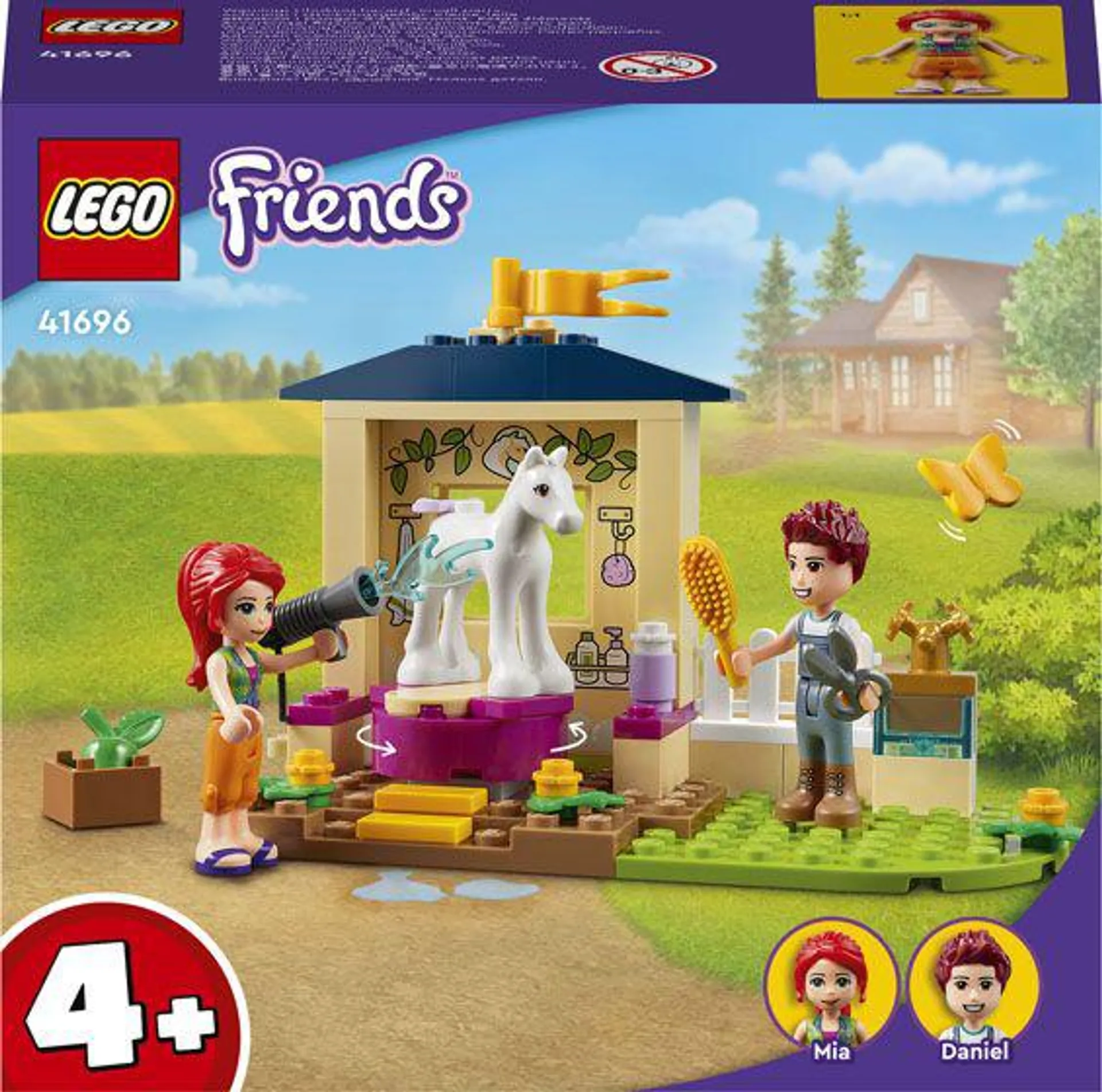 LEGO Friends - Stall med ponnivask 41696