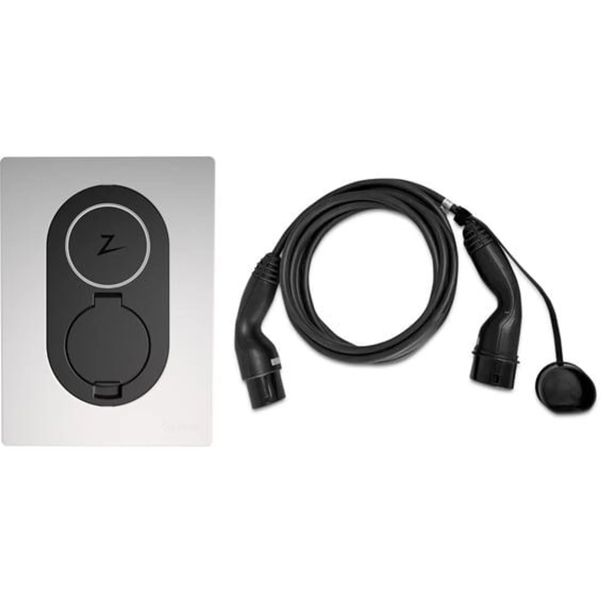 Zaptec Go Cloud White og Lapp ladekabel 5m