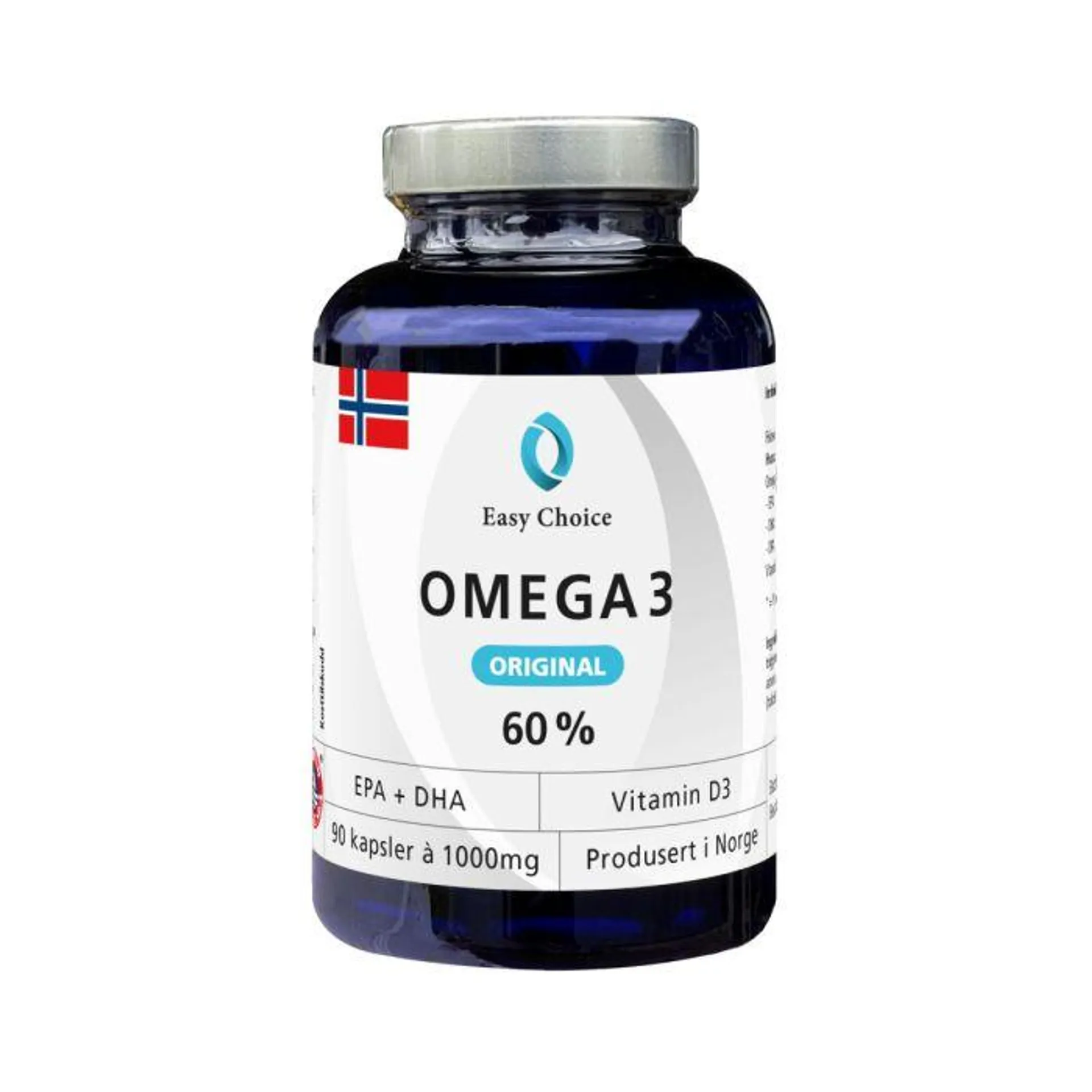 Easy Choice Omega 3 Original 60% Kapsler