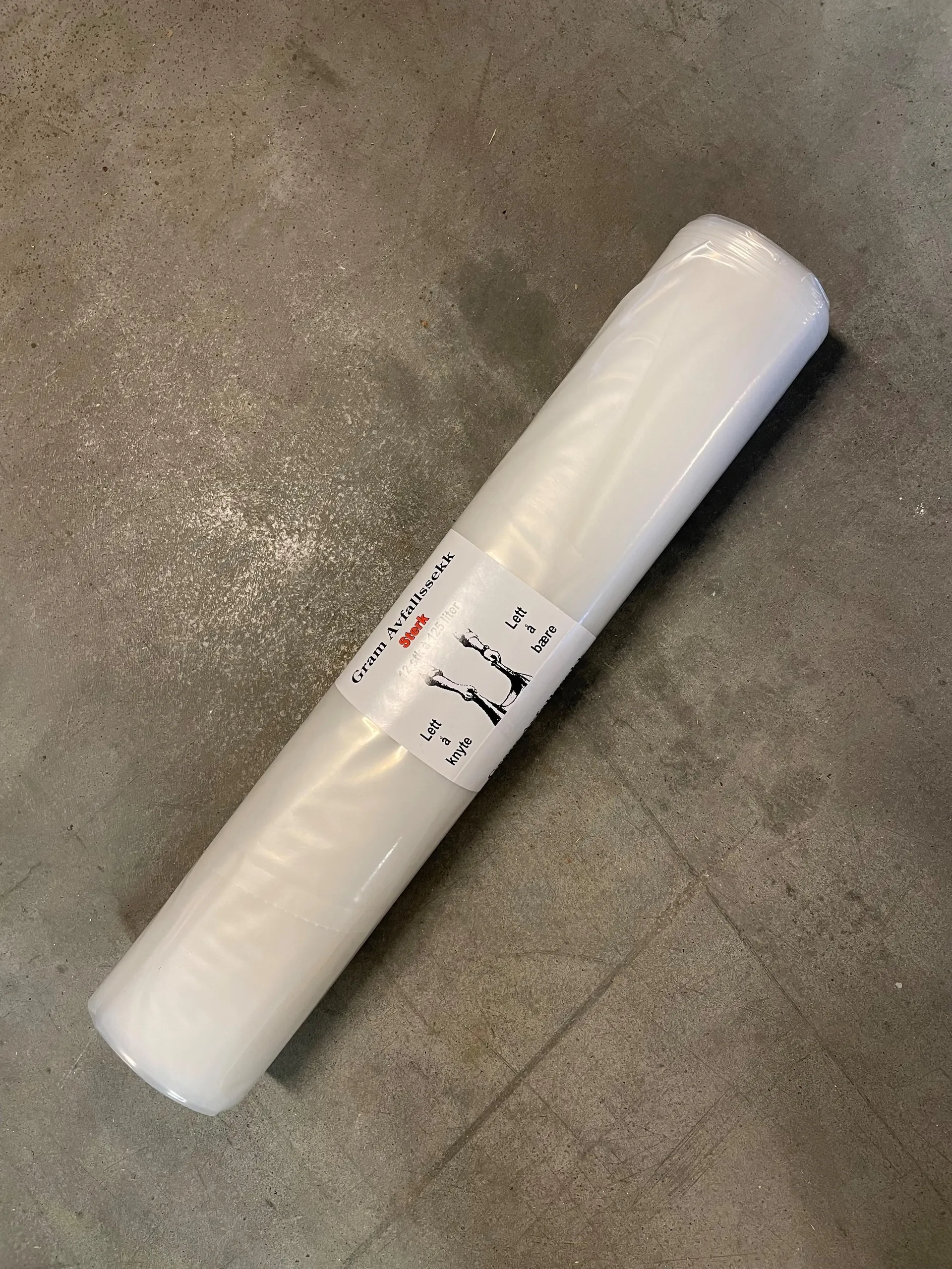 KNYTESEKK 390/390X1230MM 70MY 125L