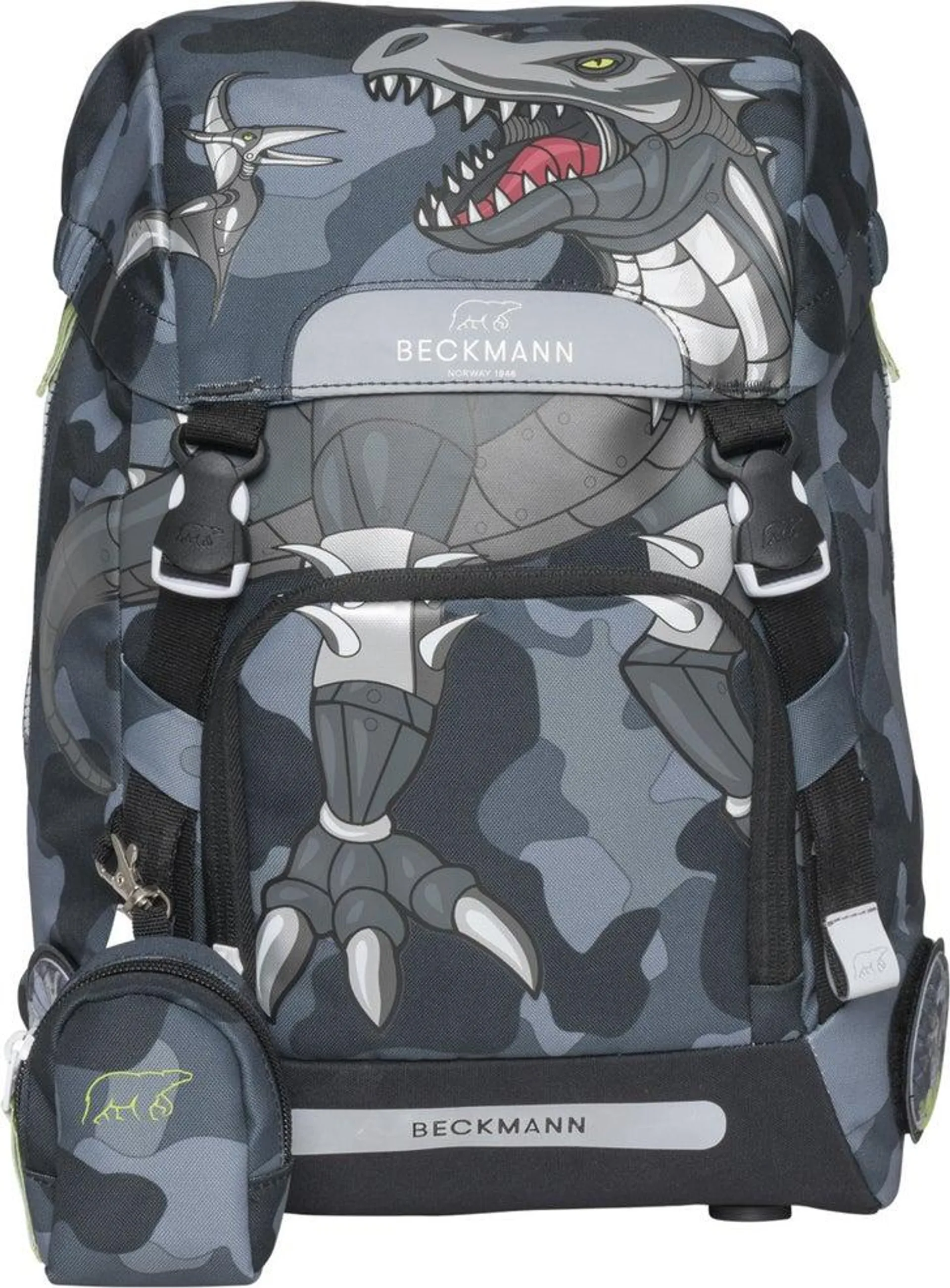 Skolesekk 1.kl Camo Rex Classic 22L - Beckmann