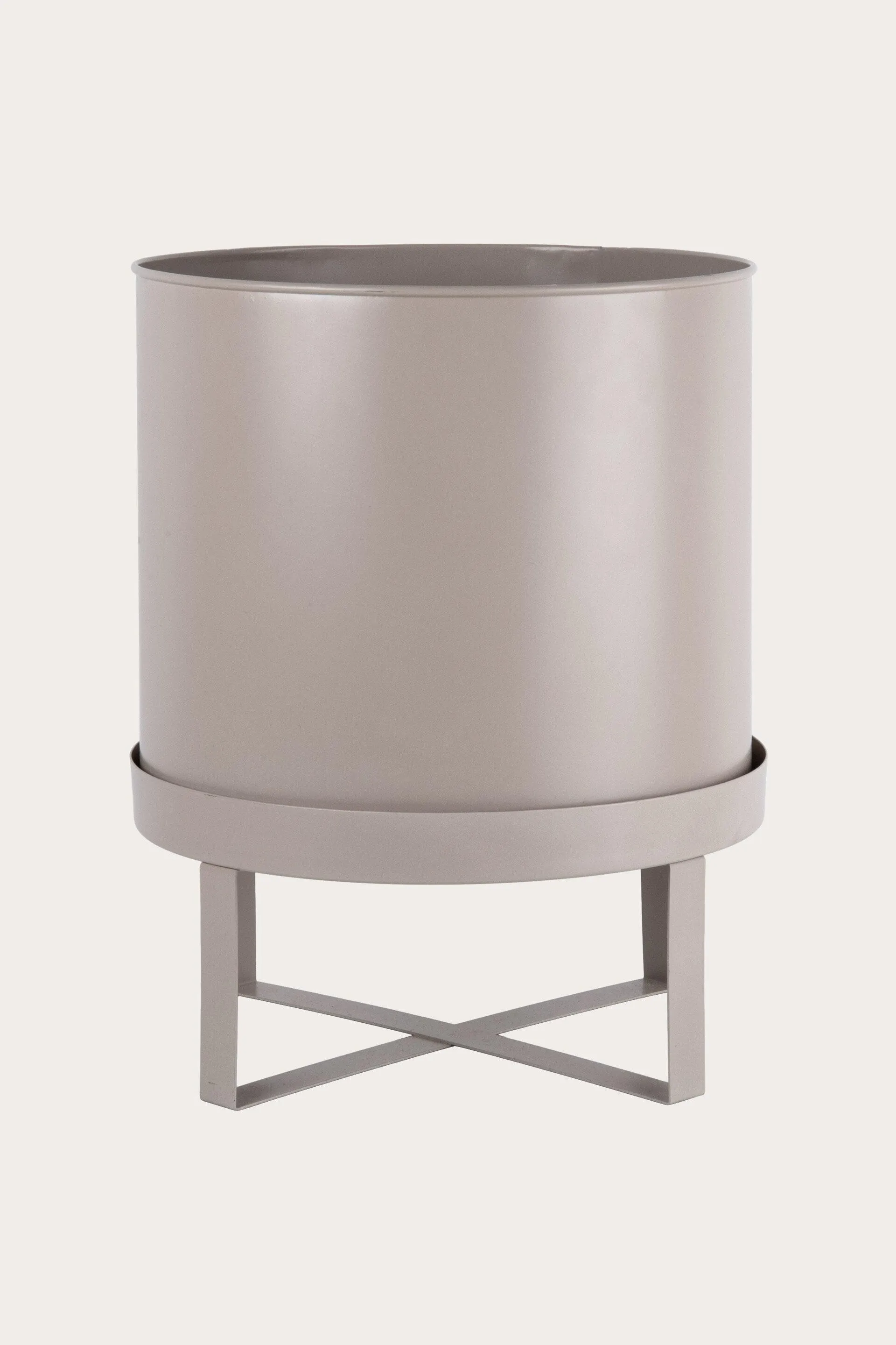 Potte METALL BEIGE