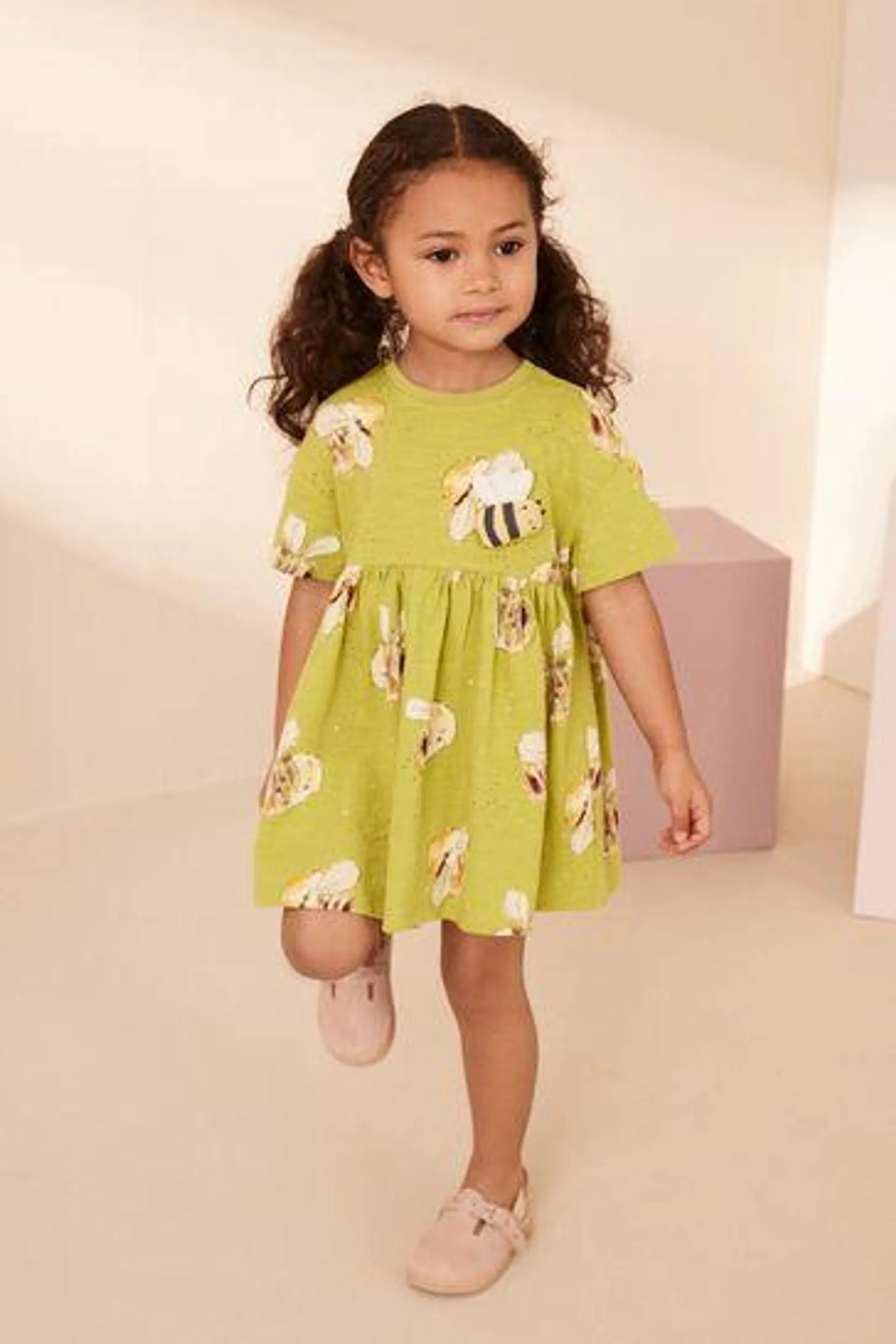 Short Sleeve Jersey Dress (3mths-7yrs)