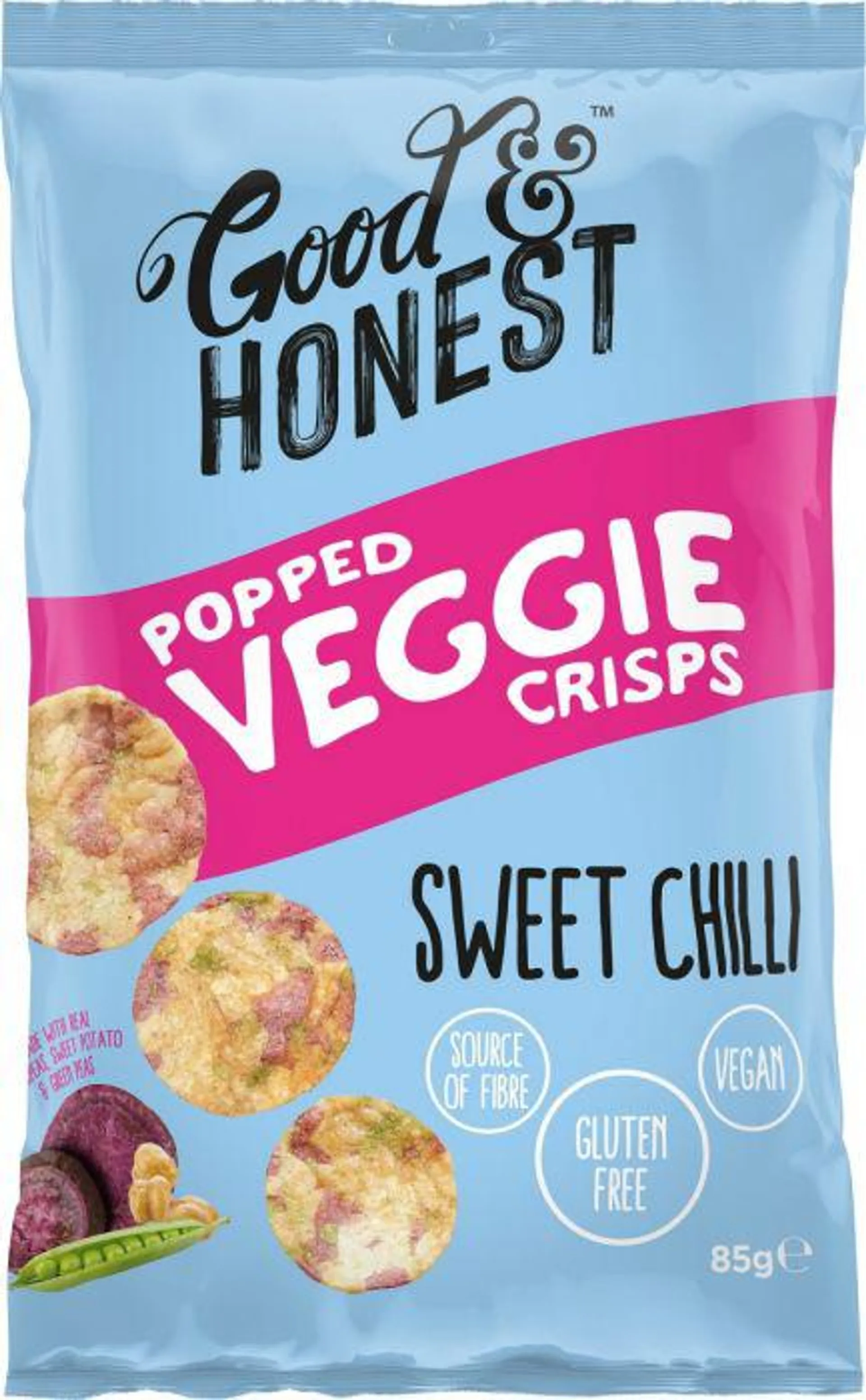 Popped Veggie Crisps - Sweet Chili
