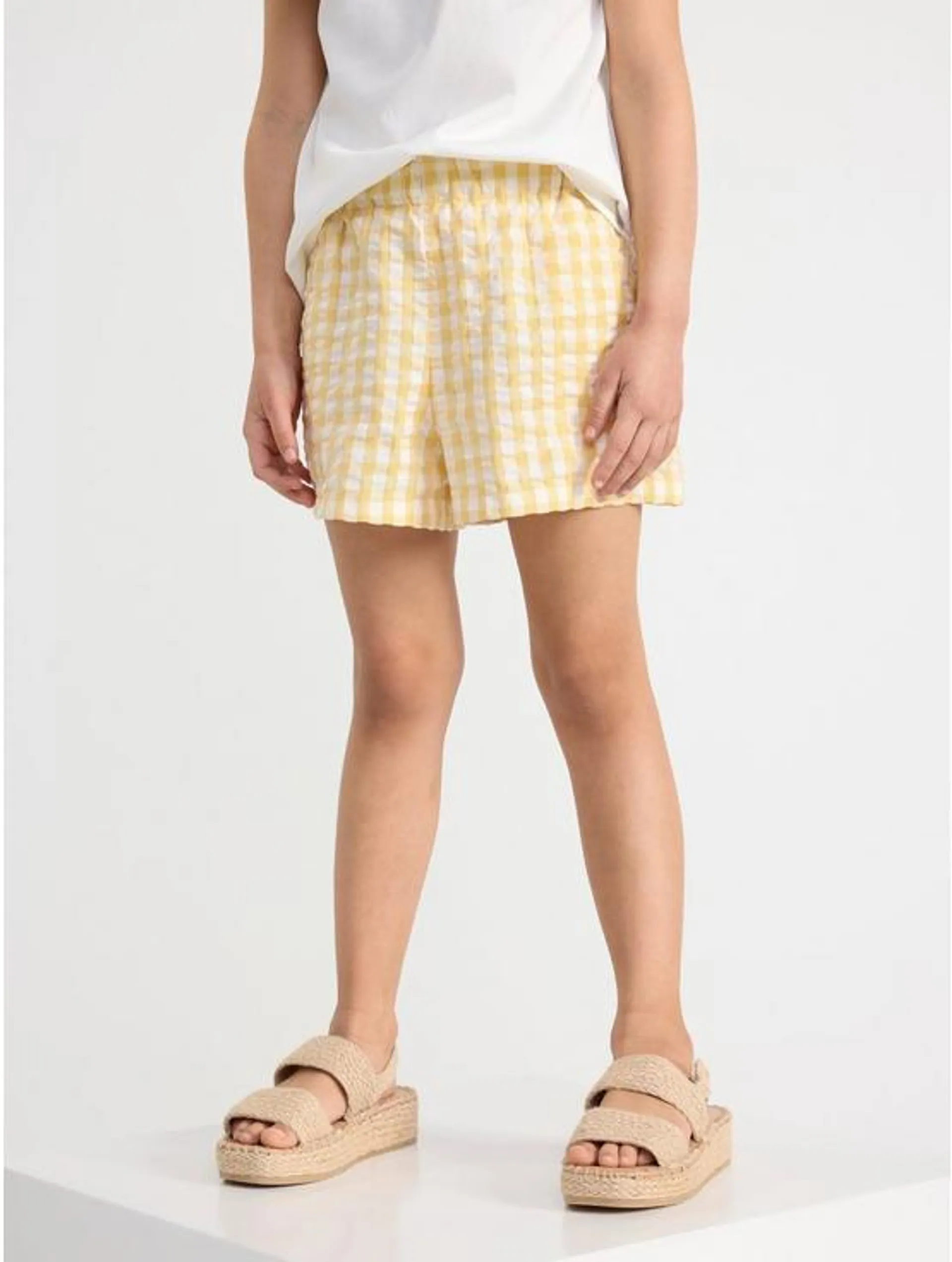 Rutete shorts i seersucker