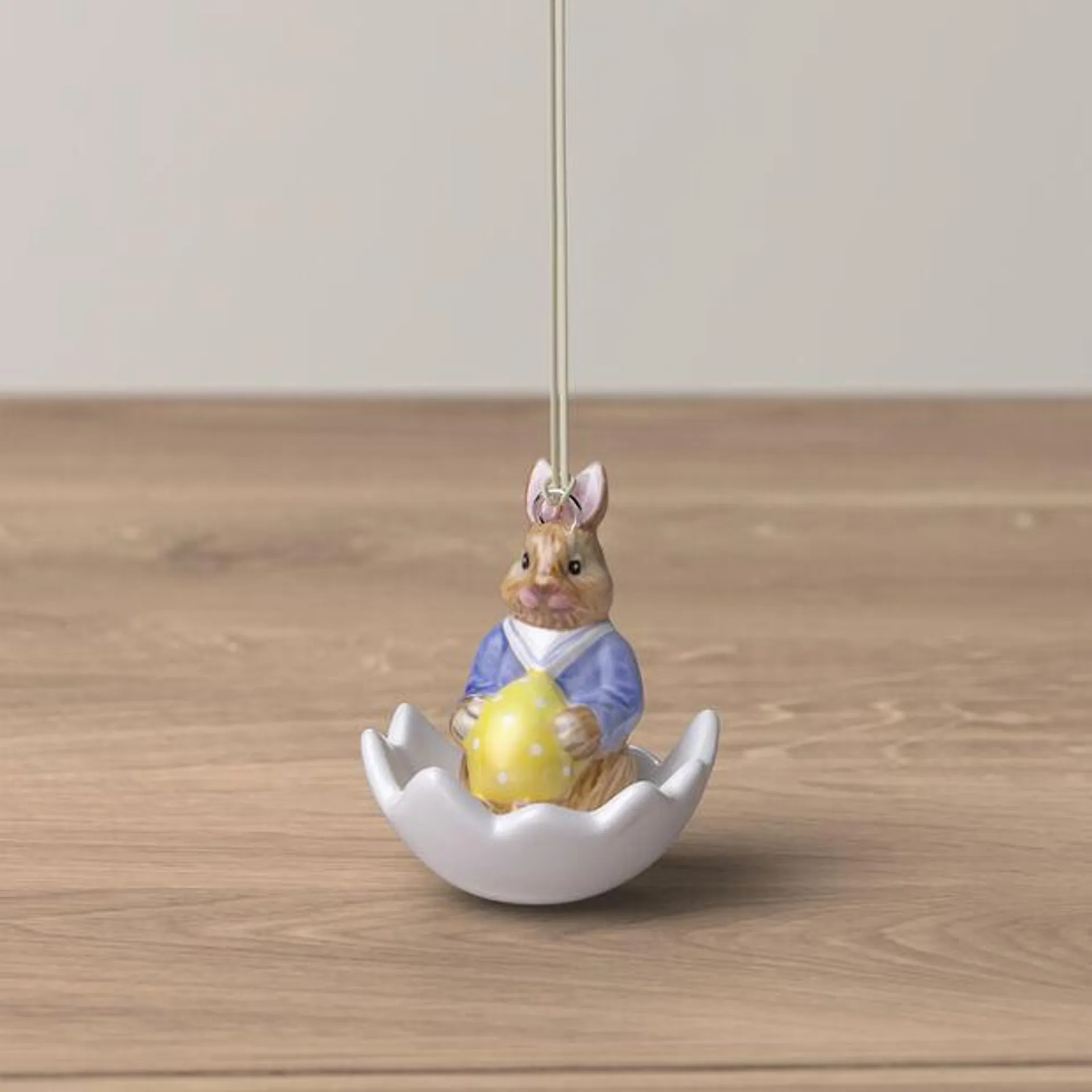 Bunny Tales ornament Max in eggshell