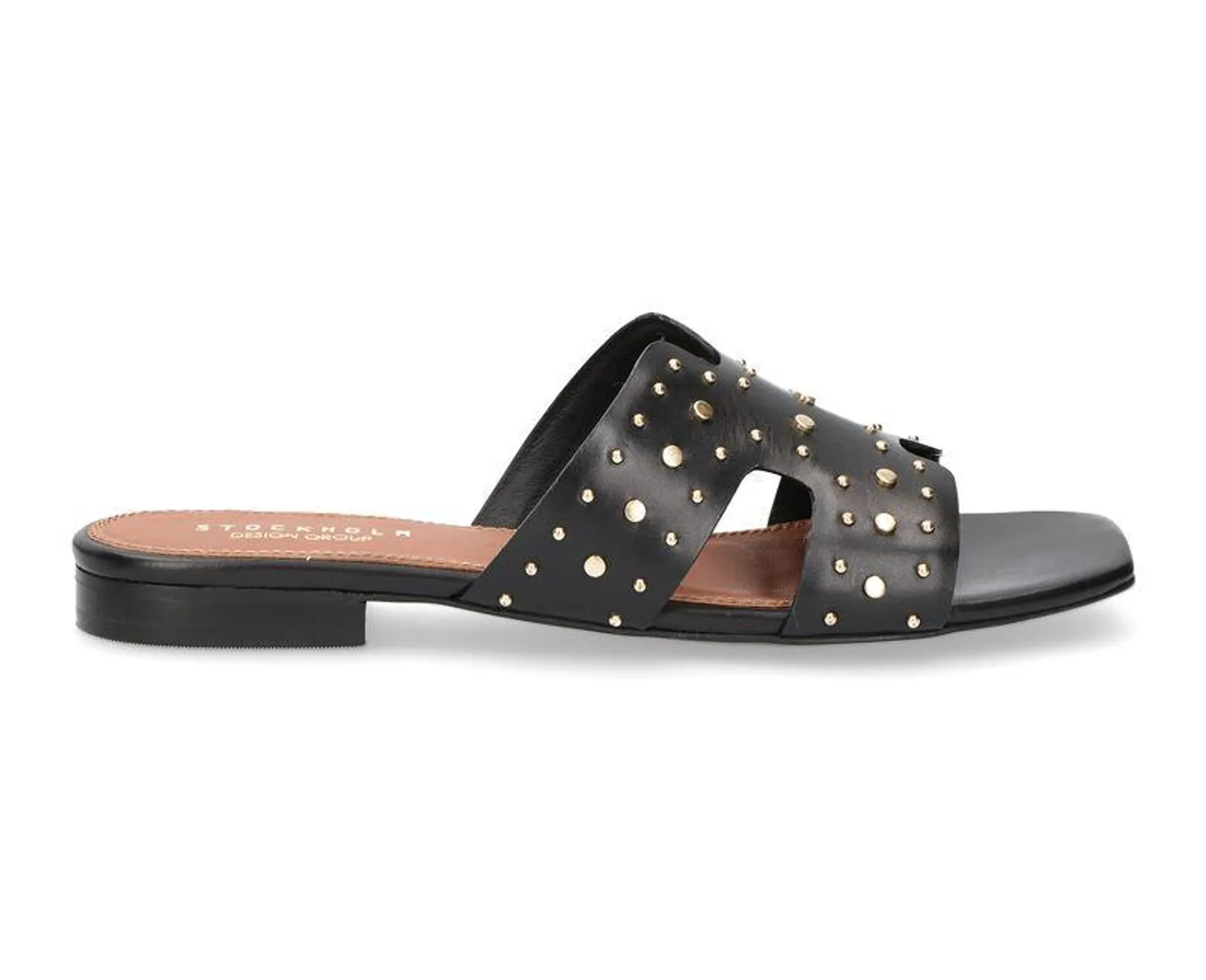 Feminine skinnsandaler