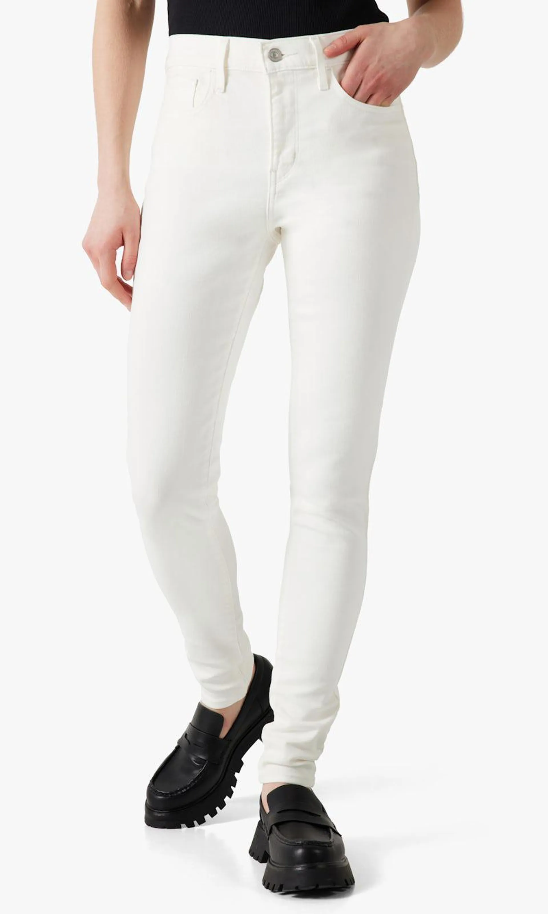 720™ High Rise Super Skinny Off White Jeans