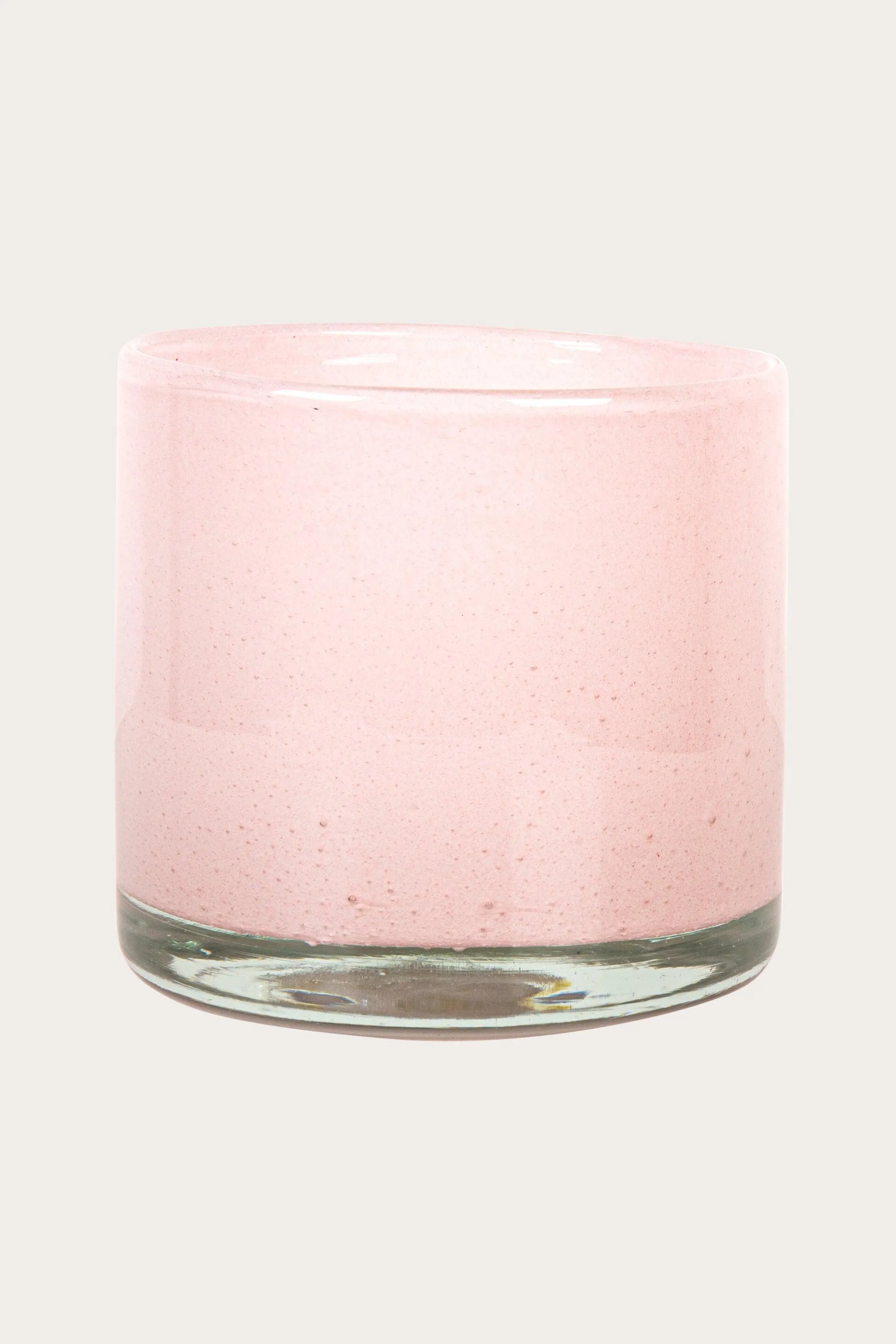 Lyslykt Milk lys rosa