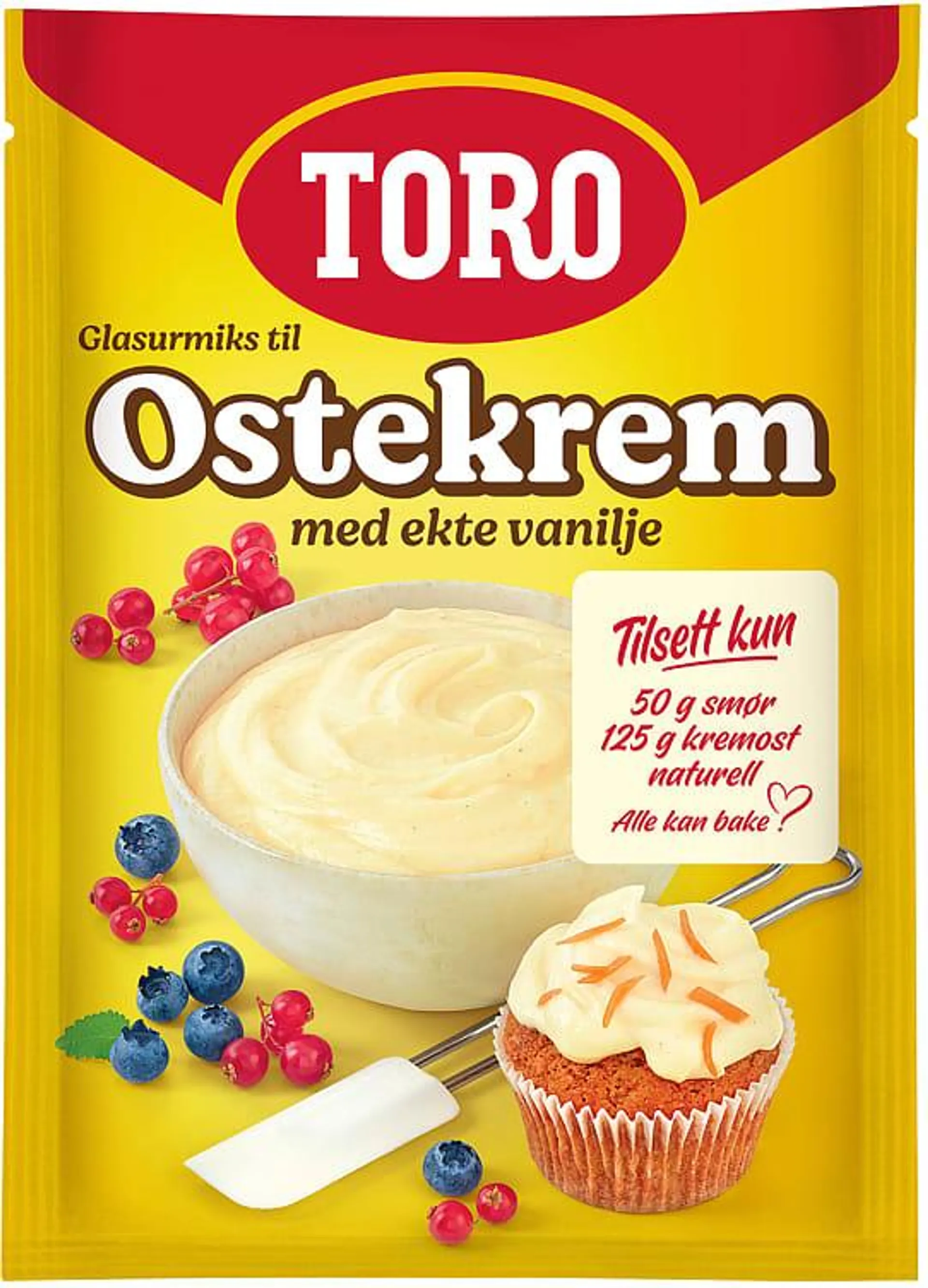 Ostekrem Glasur