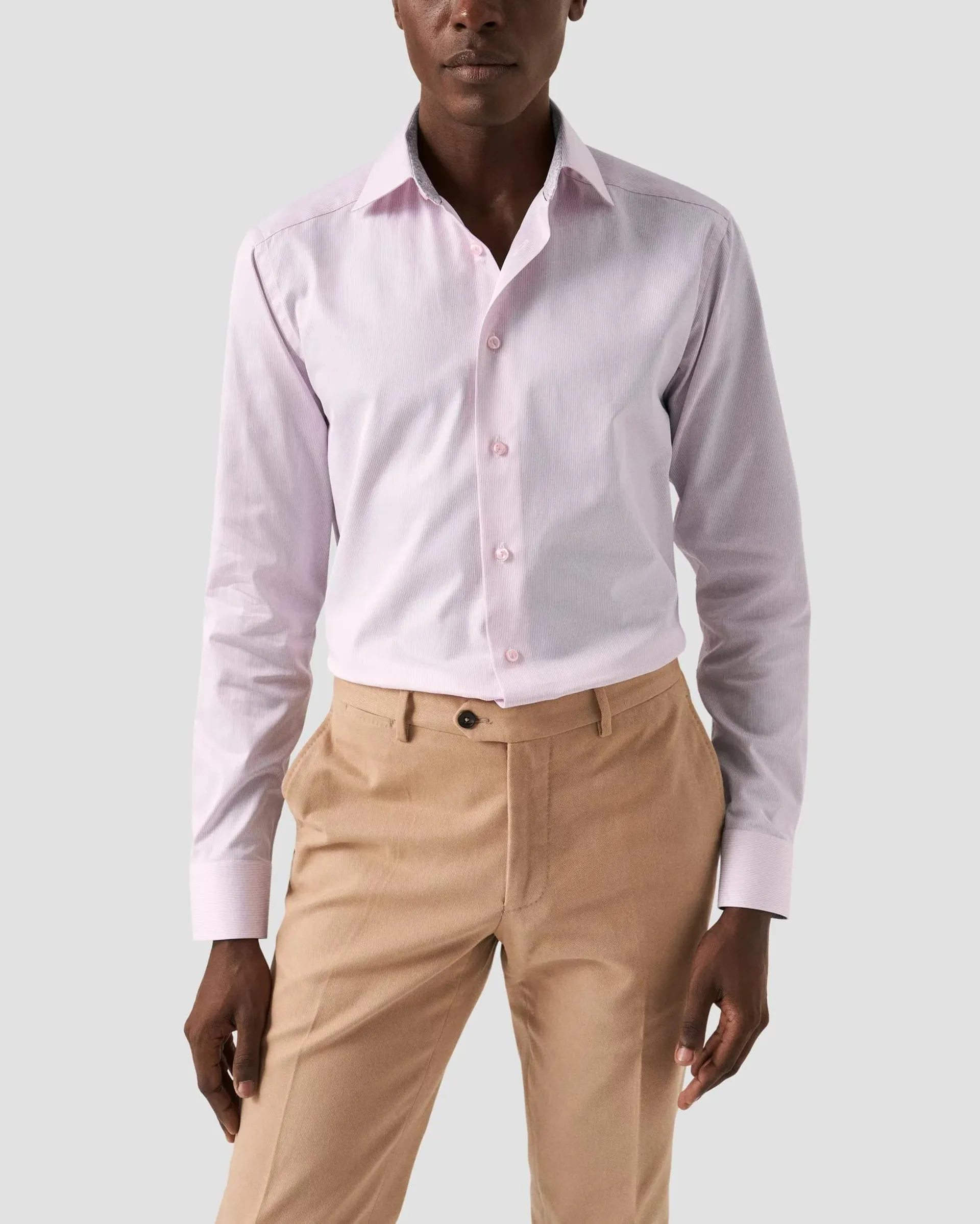 Fine Striped Signature Twill Shirt