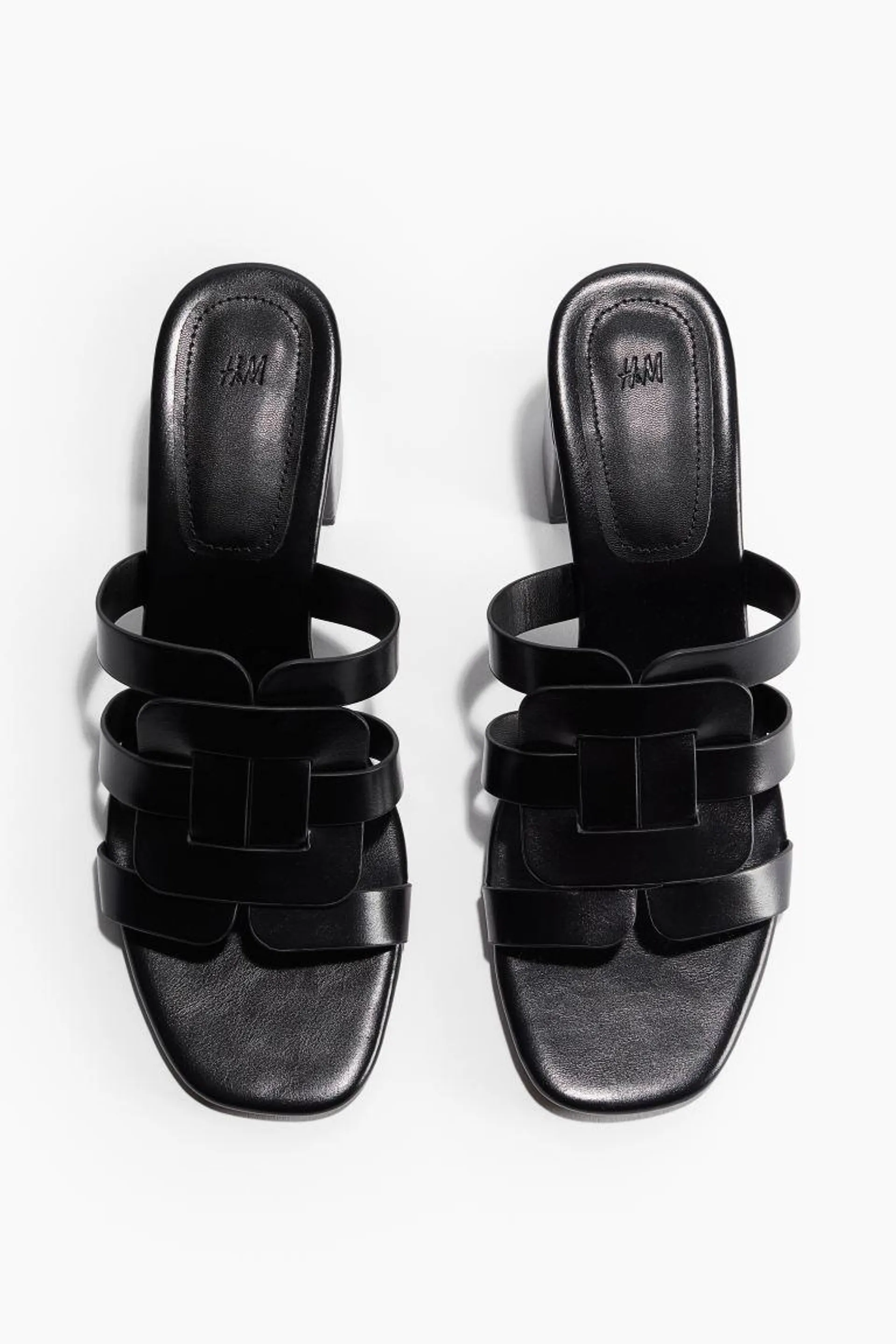 Block-heeled sandals
