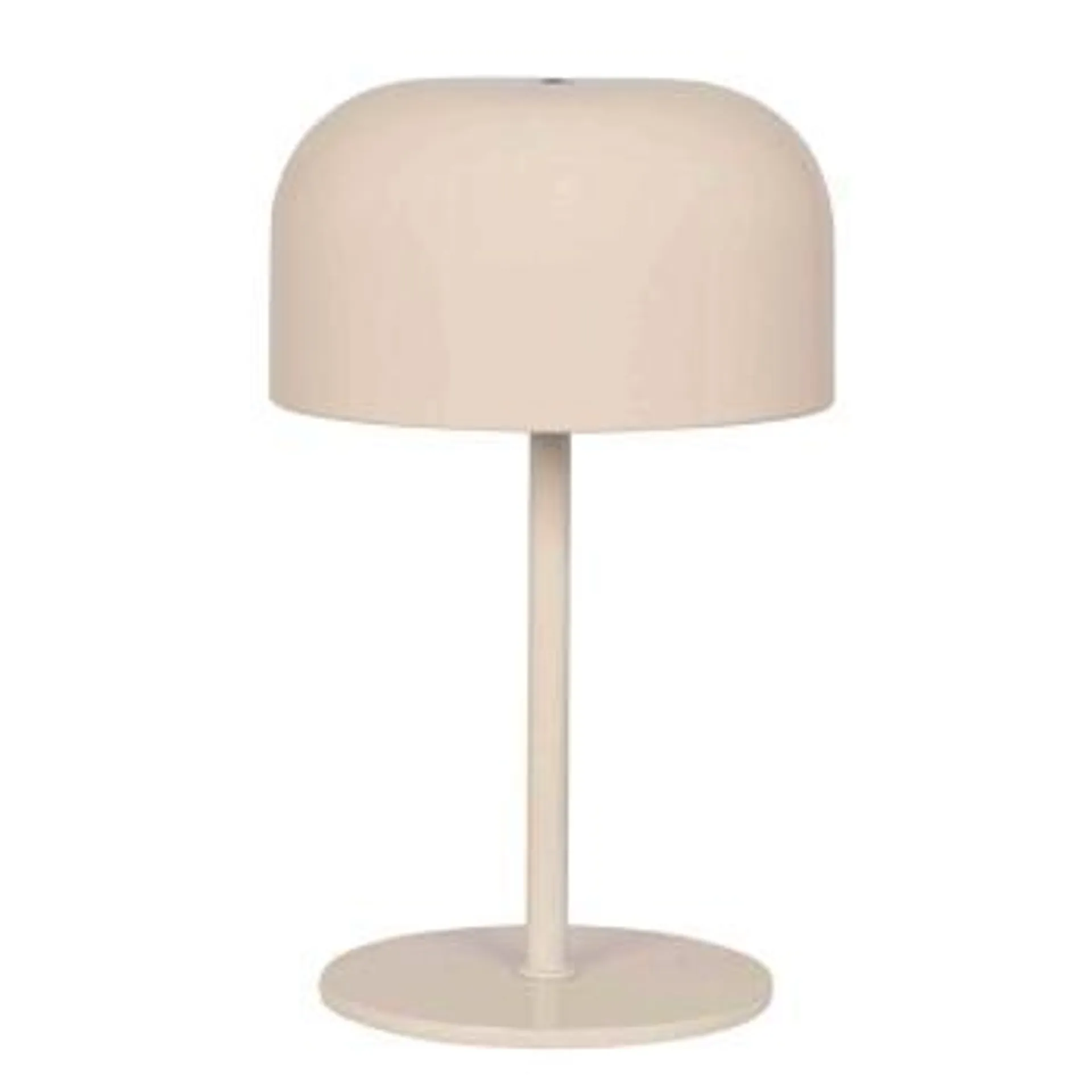 Bordlampe Sanna oppladbar 20cm beige