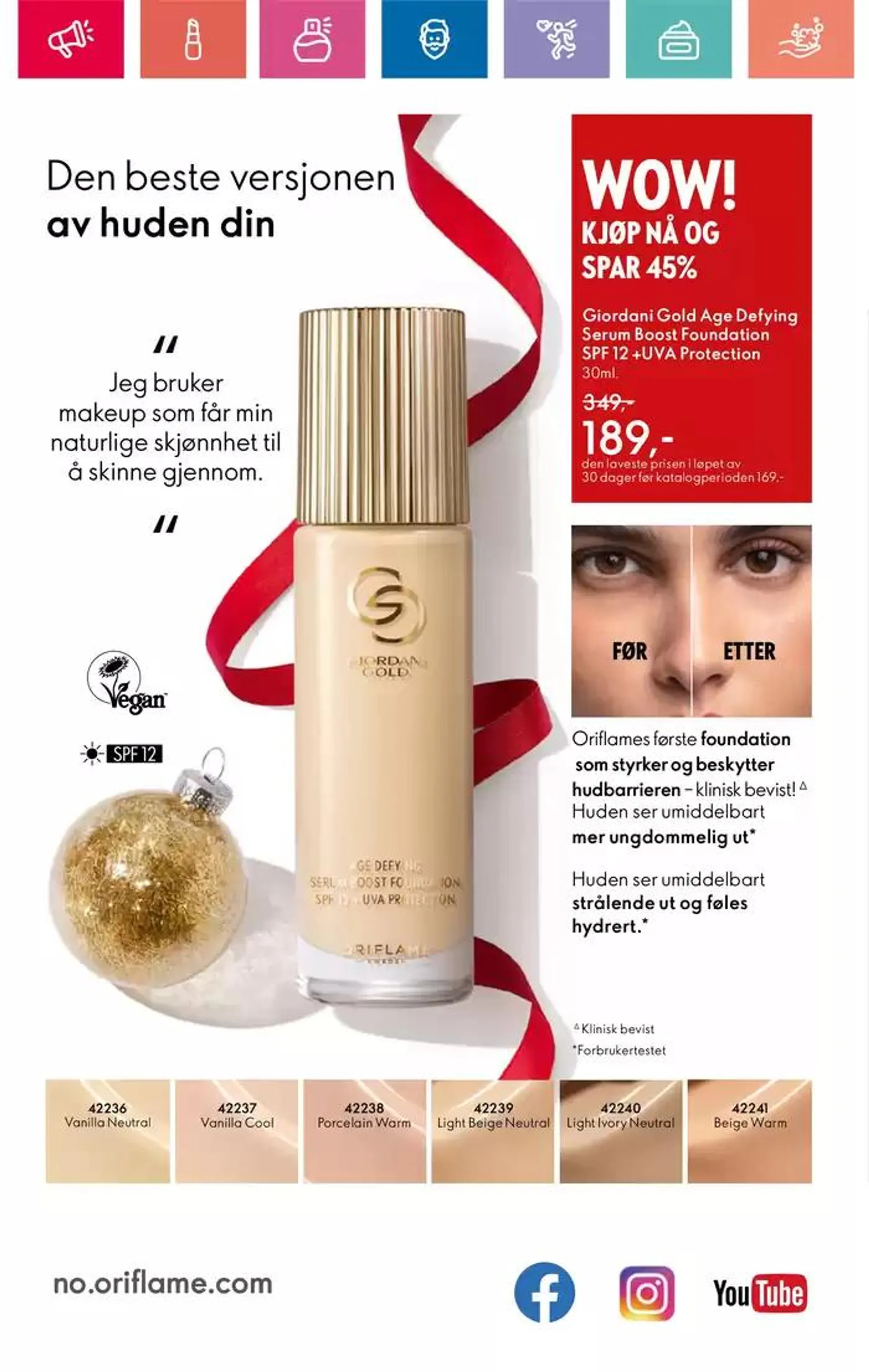 ORIFLAME Kundeavis fra 5. desember til 19. desember 2024 - kundeavisside 180