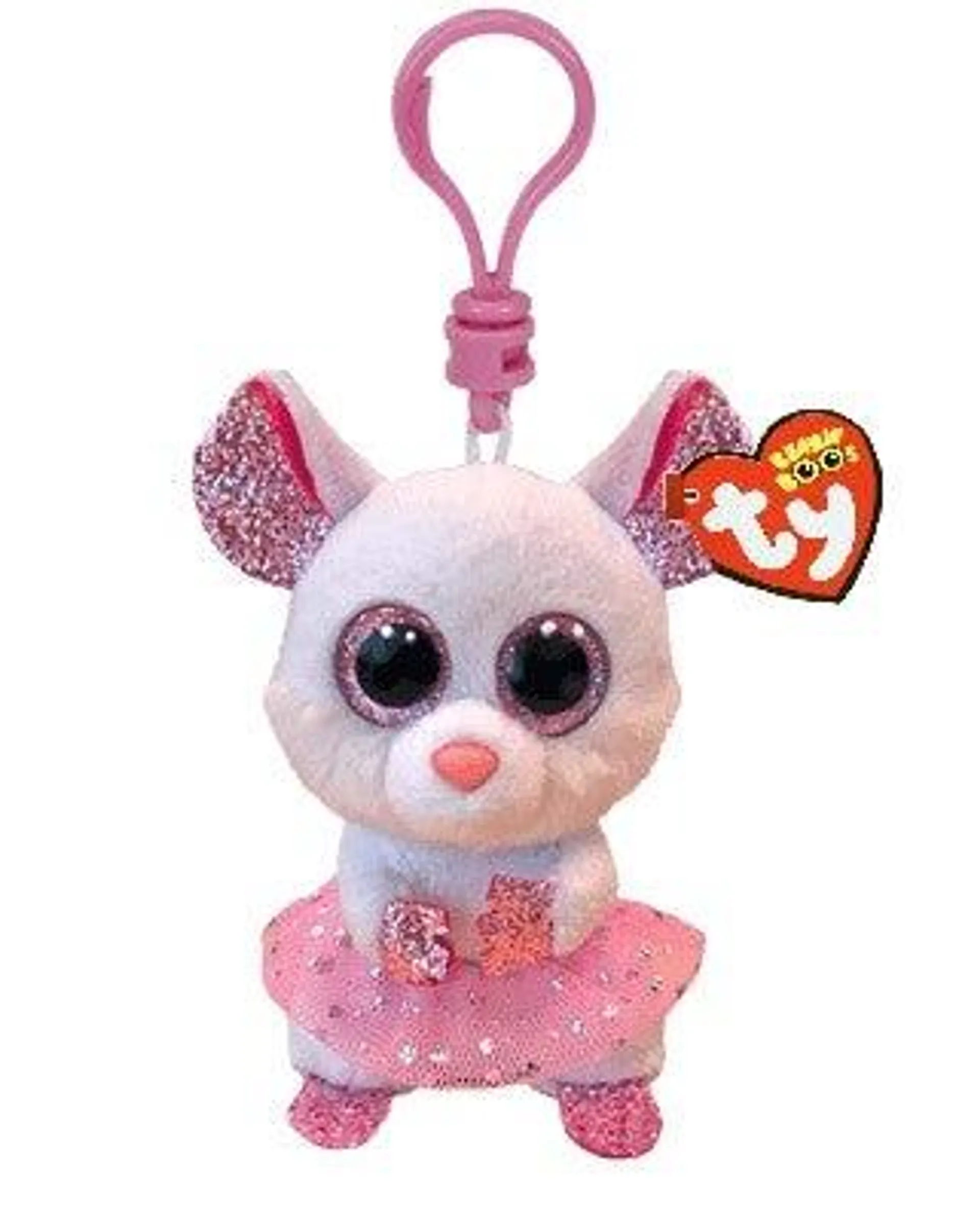 Bamse TY Nina Ballerina Mouse Clip