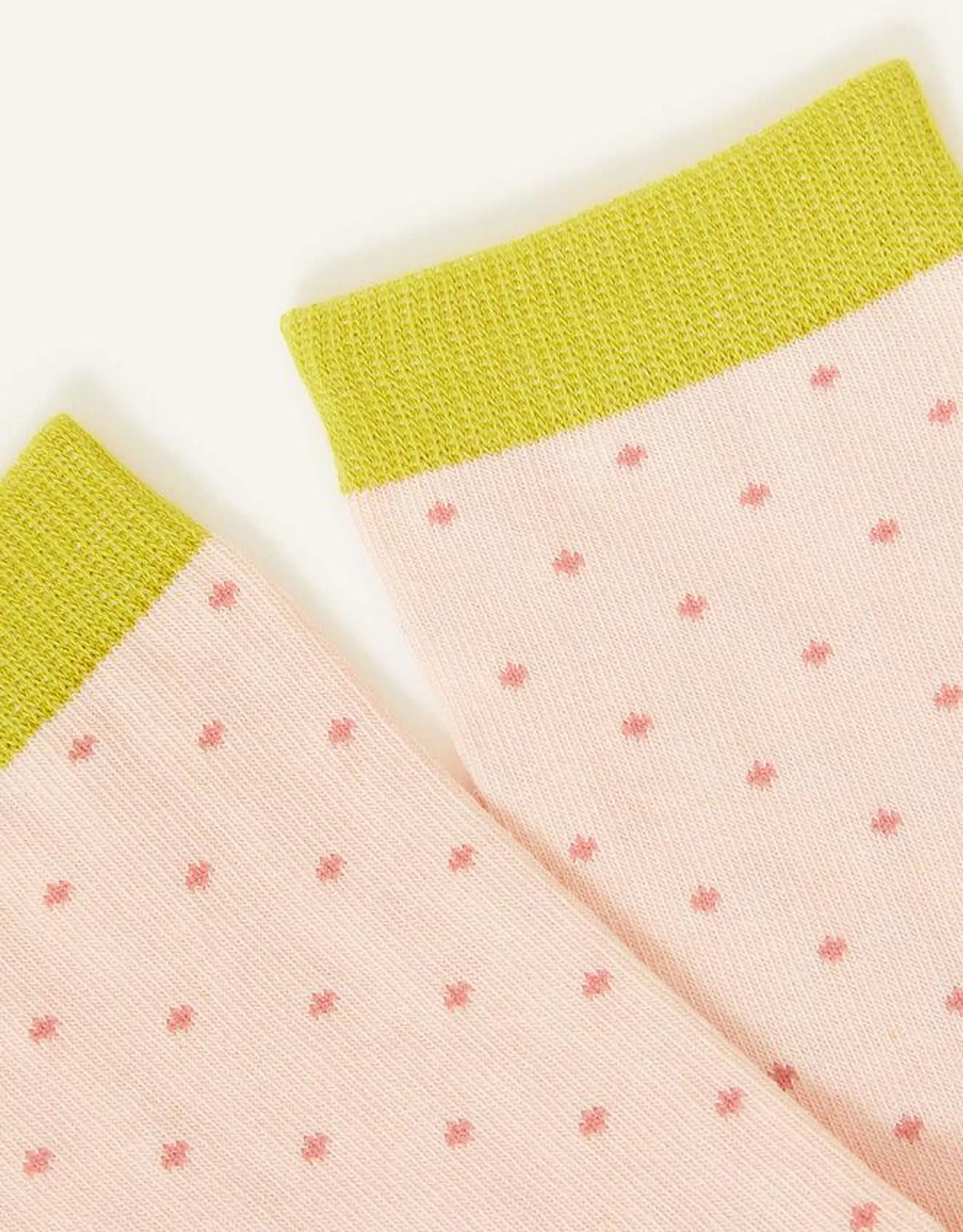 Contrast Pinspot Socks