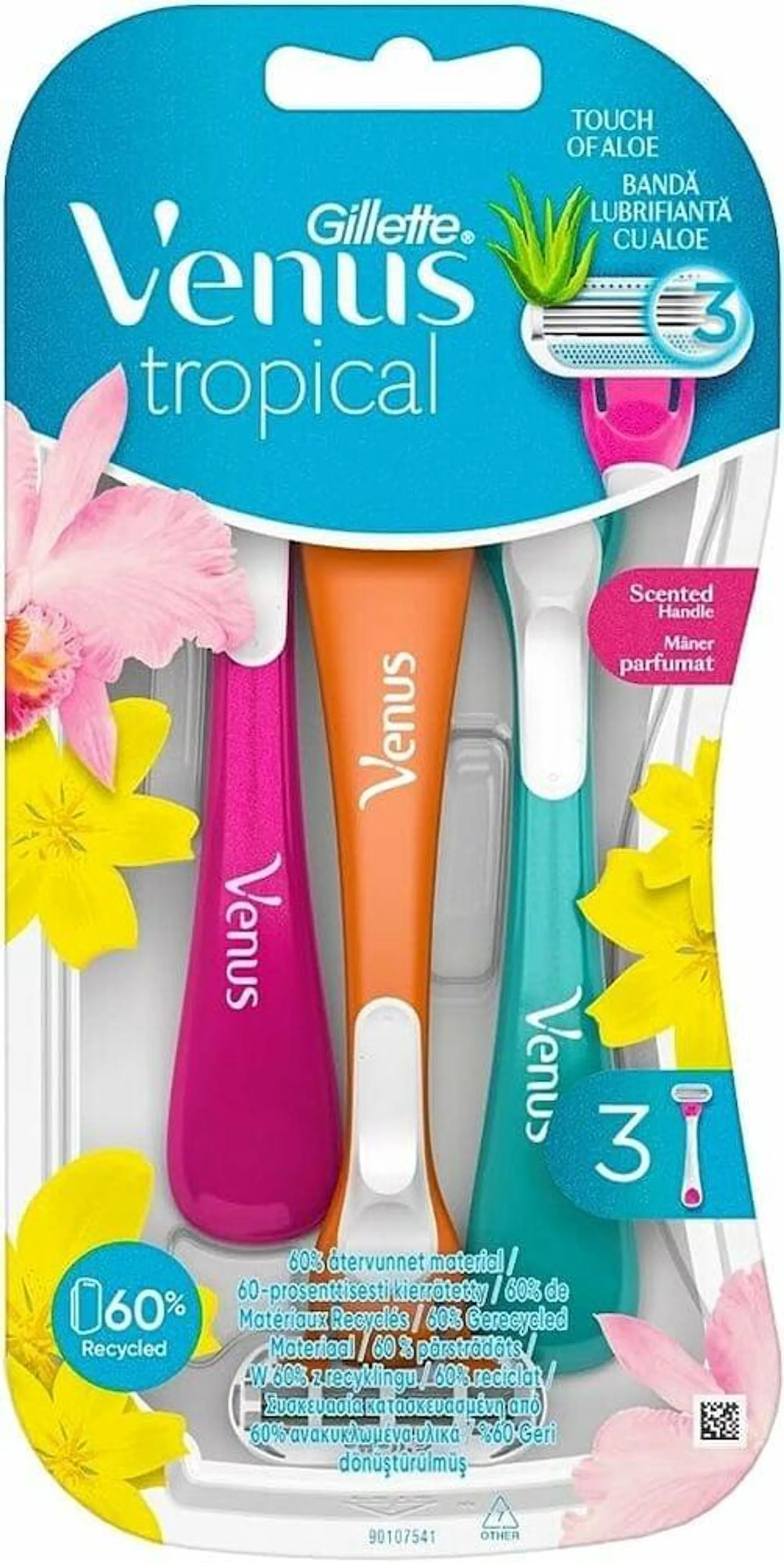 Venus Tropical Barberhøvler 3pk