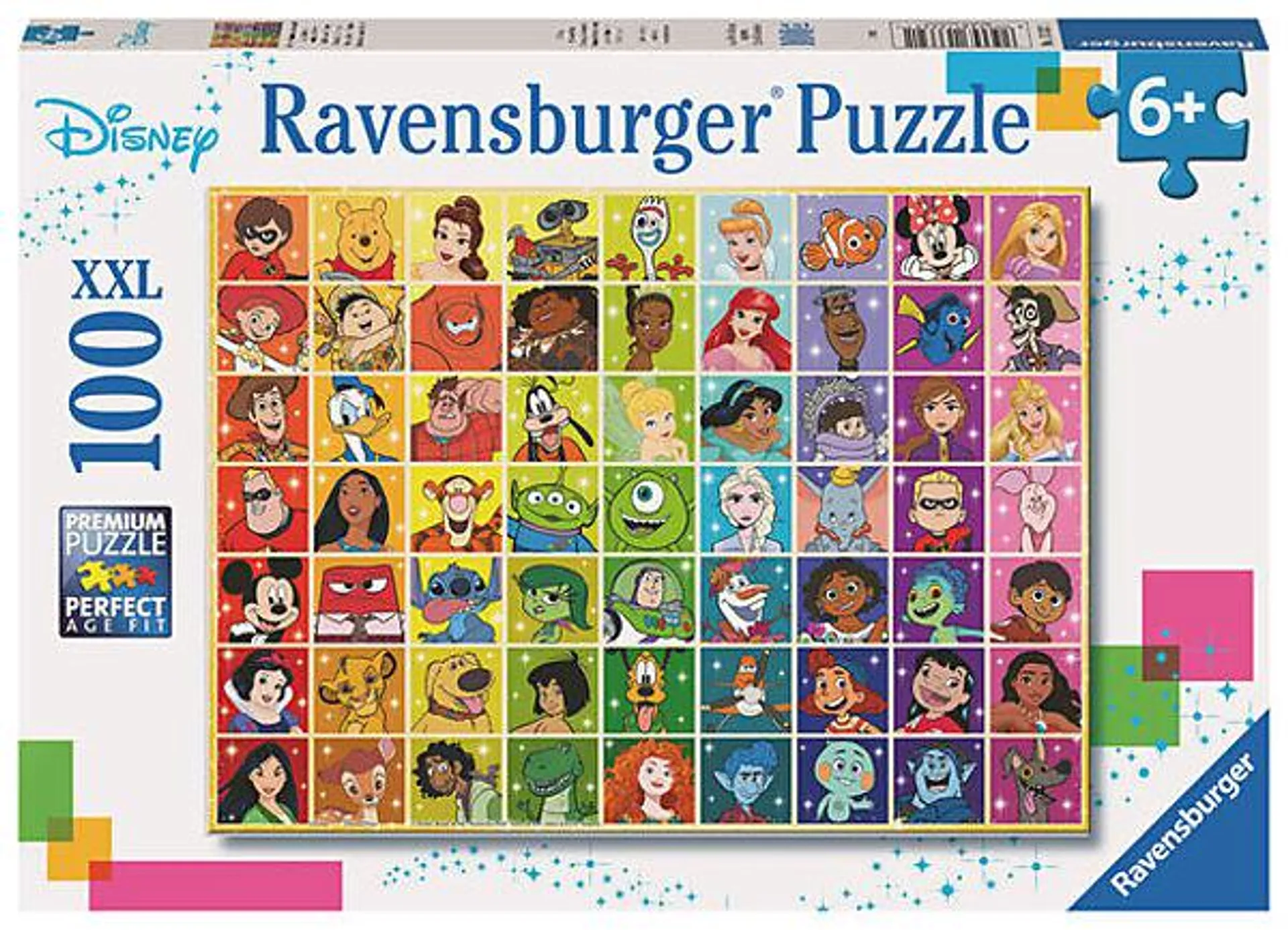 Puslespill 100 Disney multikarakter