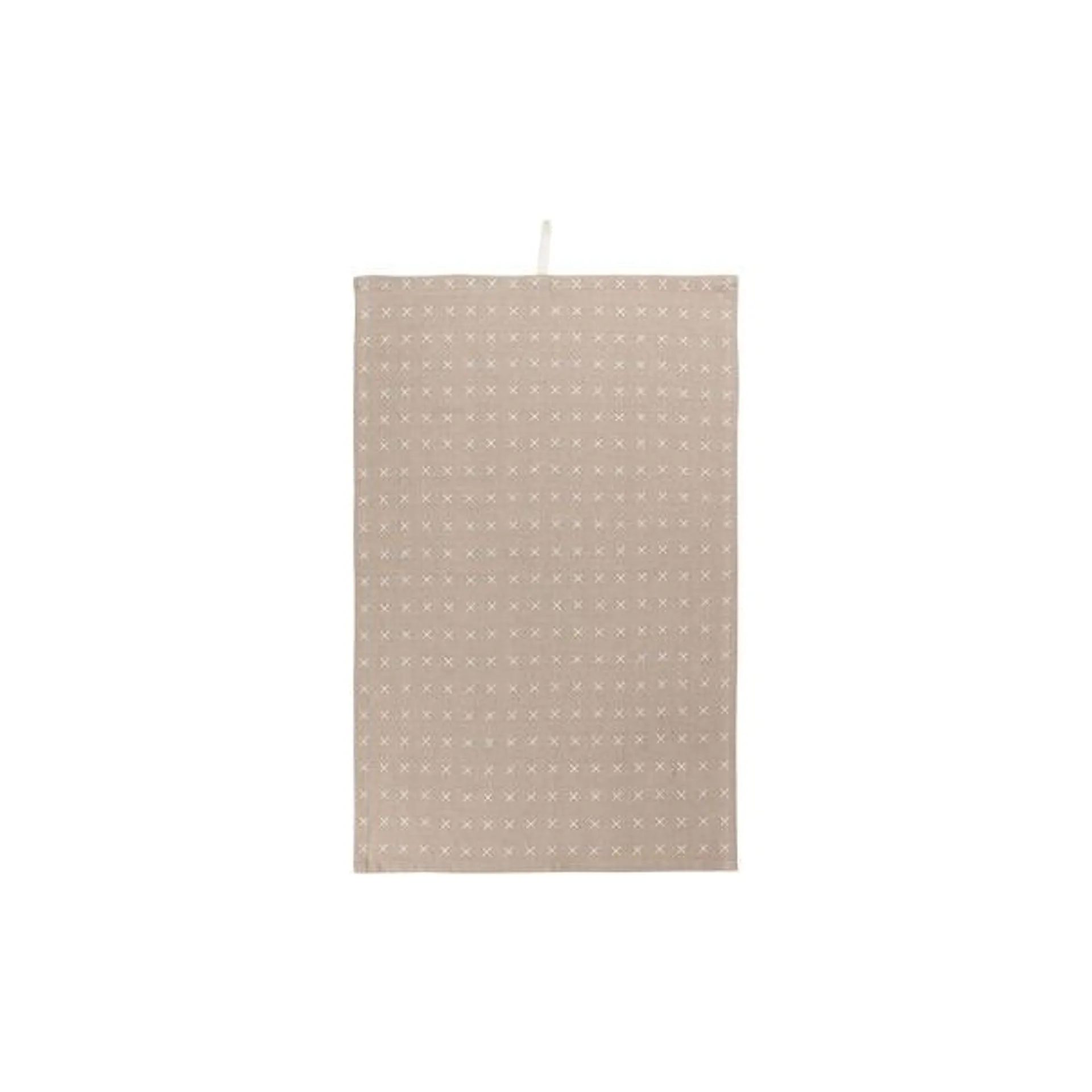 Cross Tea Towel, sand