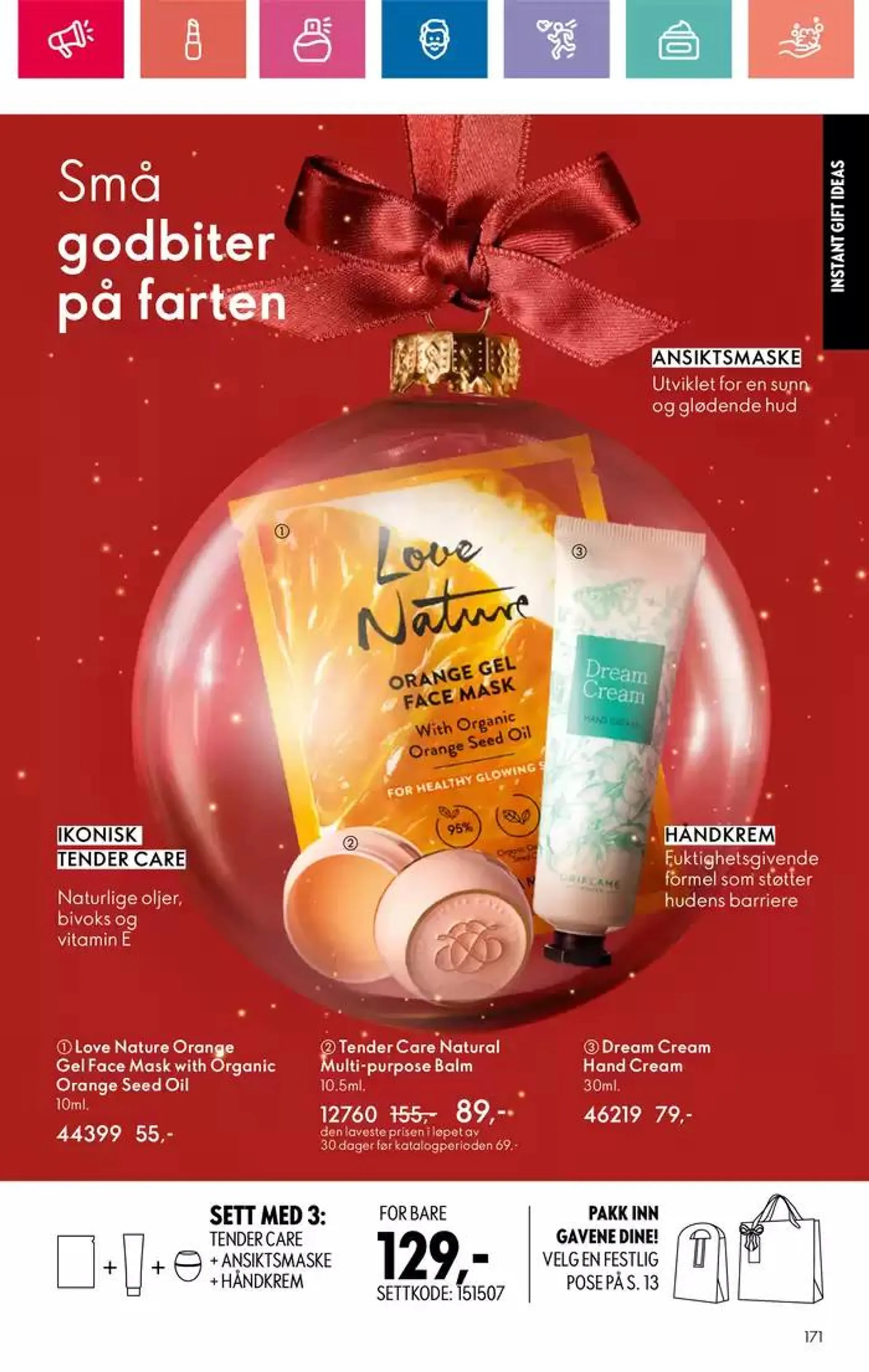 ORIFLAME Kundeavis fra 5. desember til 19. desember 2024 - kundeavisside 171