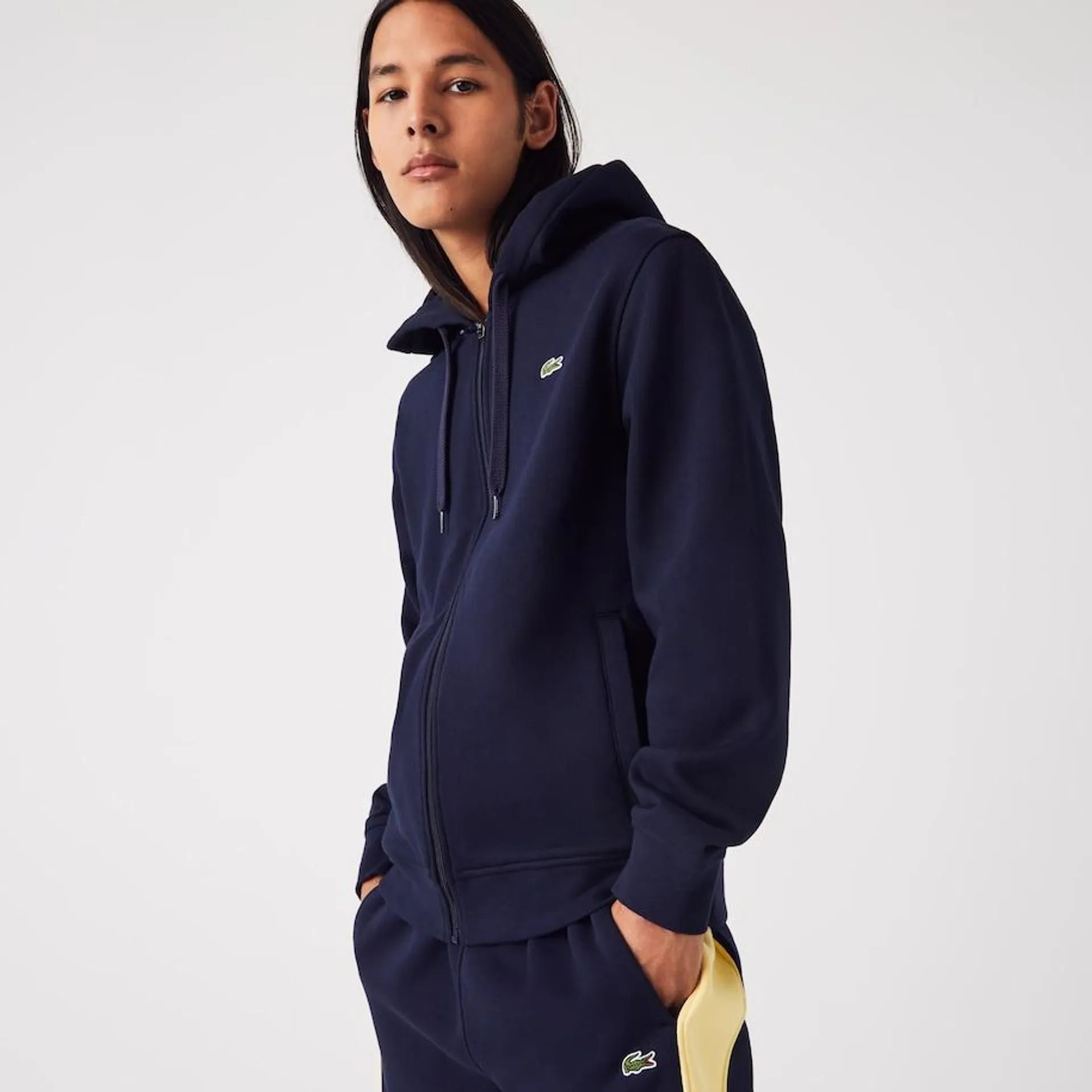 Men’s Lacoste Club Med Zip Fleece Hoodie