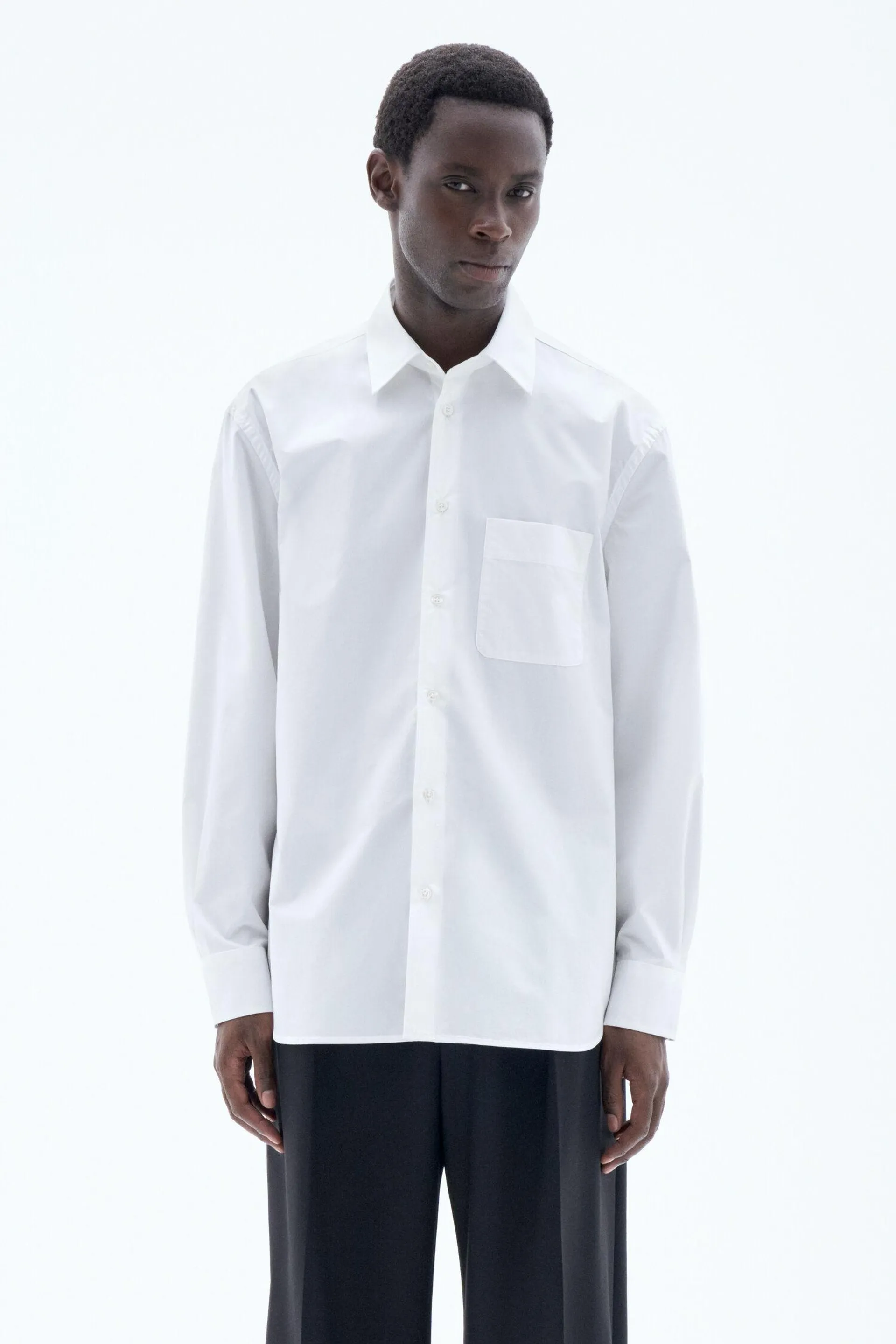 Relaxed Poplin Shirt