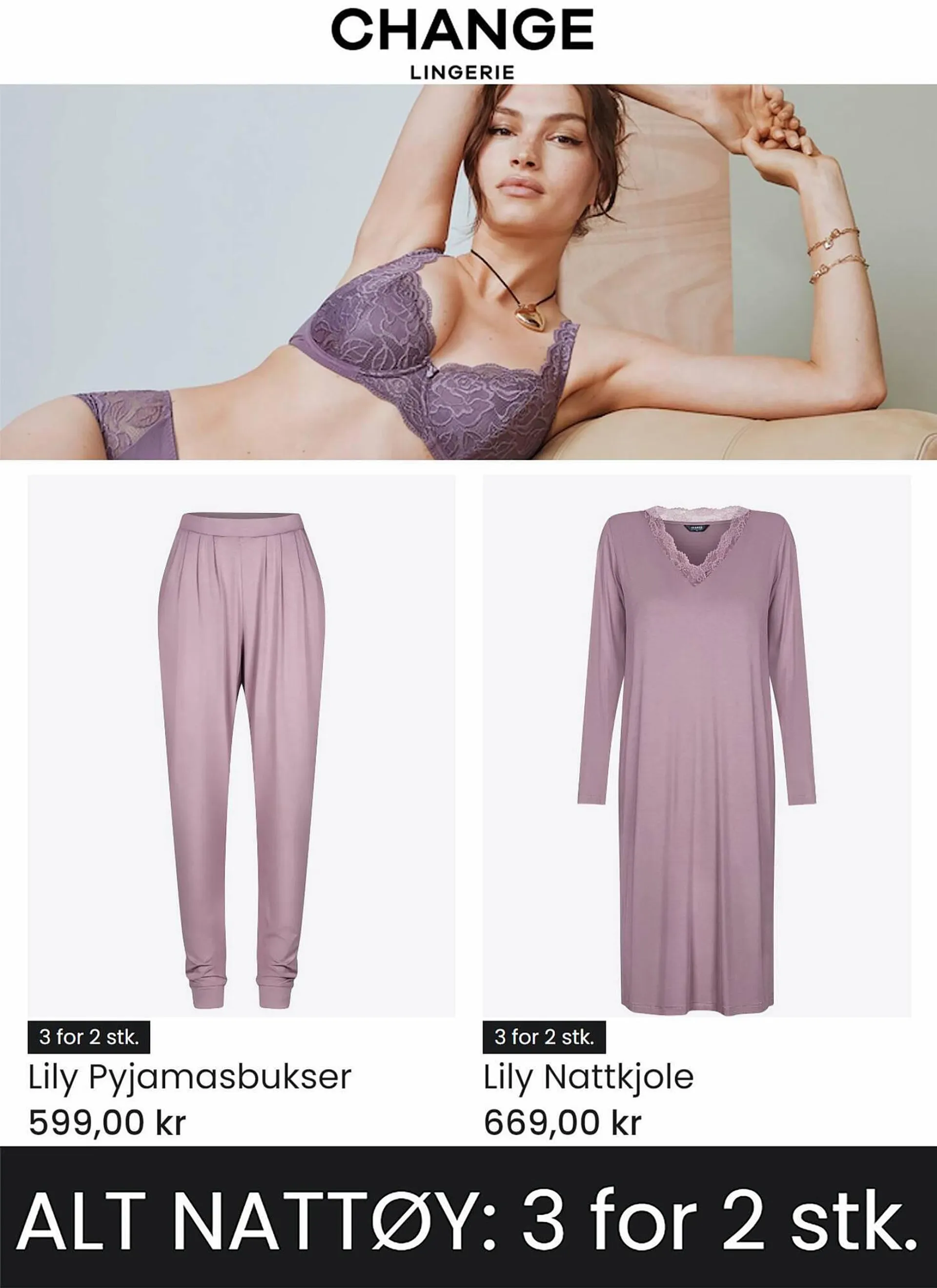 CHANGE Lingerie Kundeavis fra 22. september til 5. oktober 2023 - kundeavisside 1