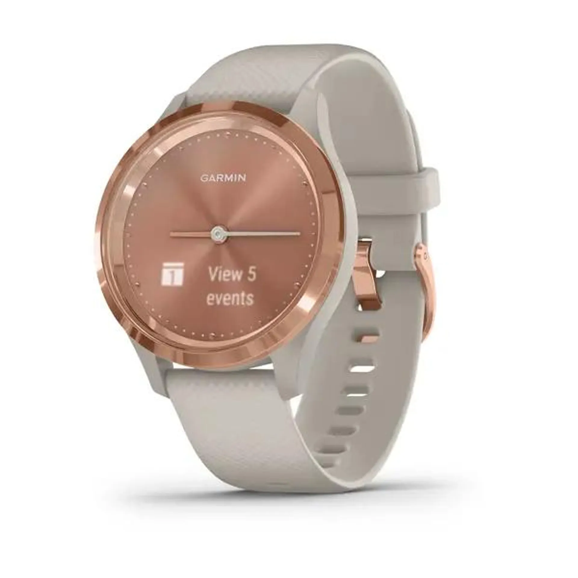 GARMIN VIVOMOVE 3S ROSEGULL/SAND SMARTKLOKKE MED GPS